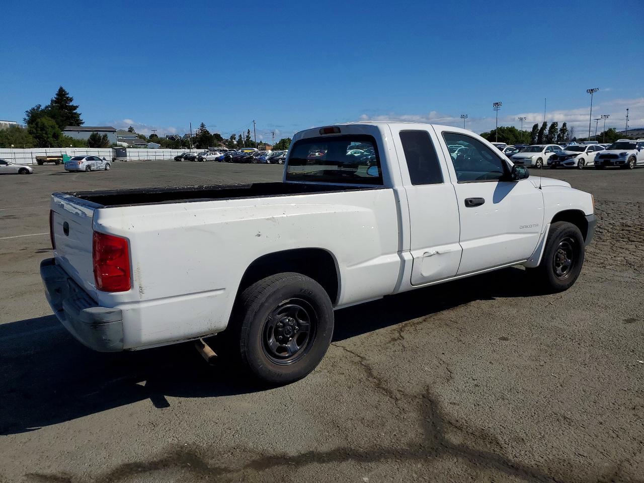 2006 Dodge Dakota St White vin: 1D7HE22K26S648506