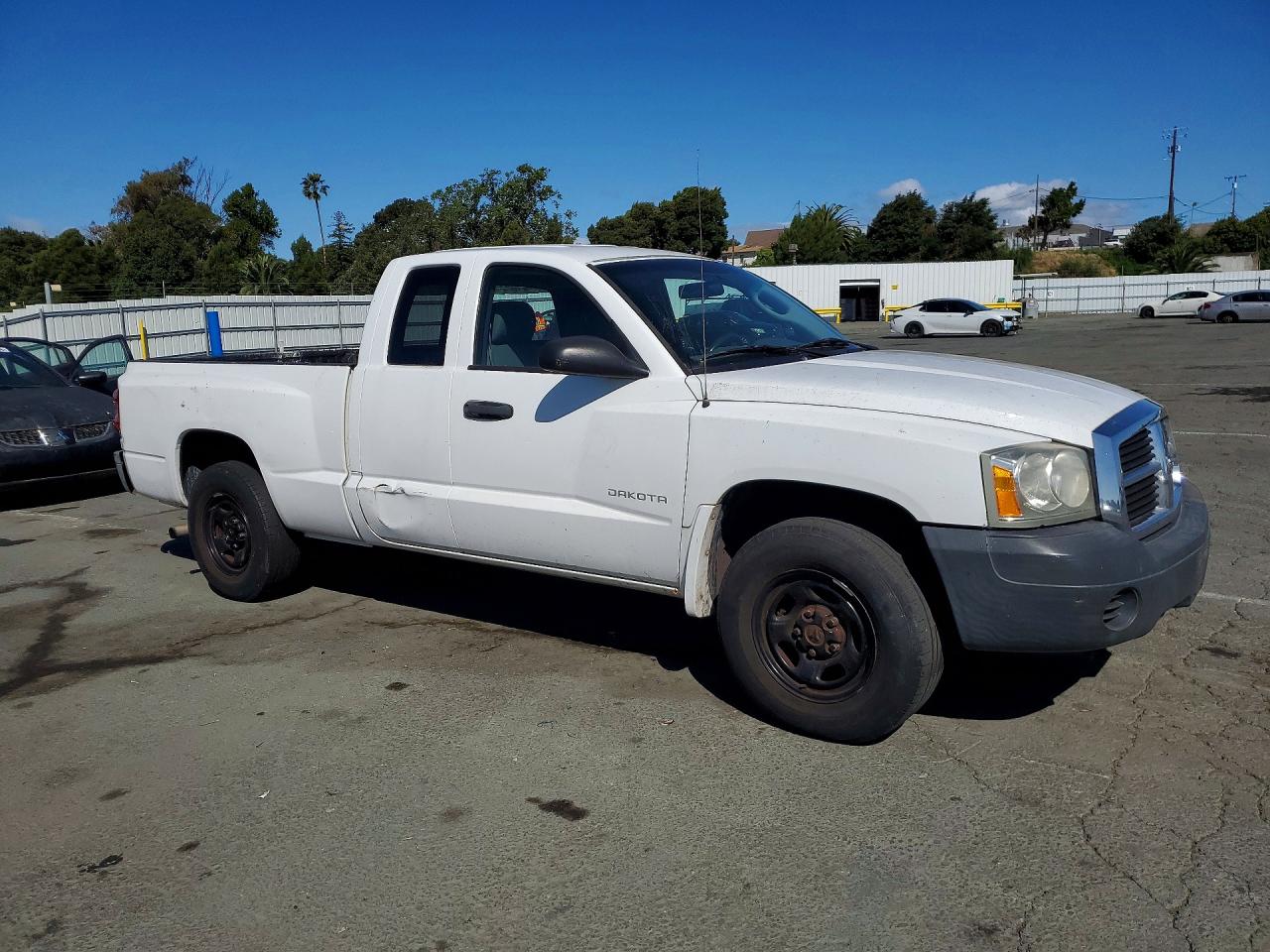 2006 Dodge Dakota St White vin: 1D7HE22K26S648506