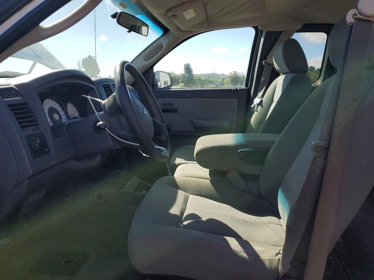2006 Dodge Dakota St White vin: 1D7HE22K26S648506