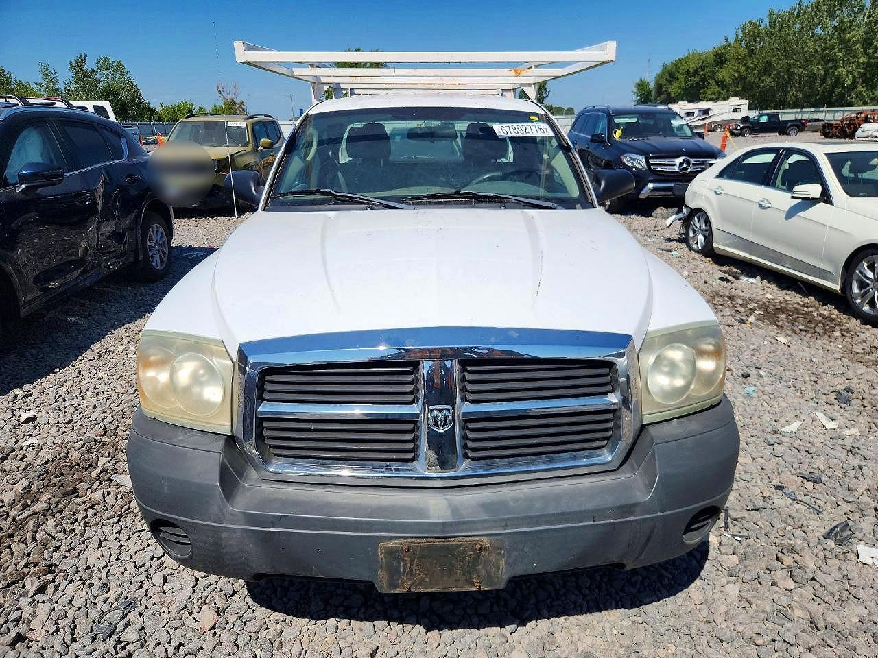 2006 Dodge Dakota St White vin: 1D7HE22K26S689590