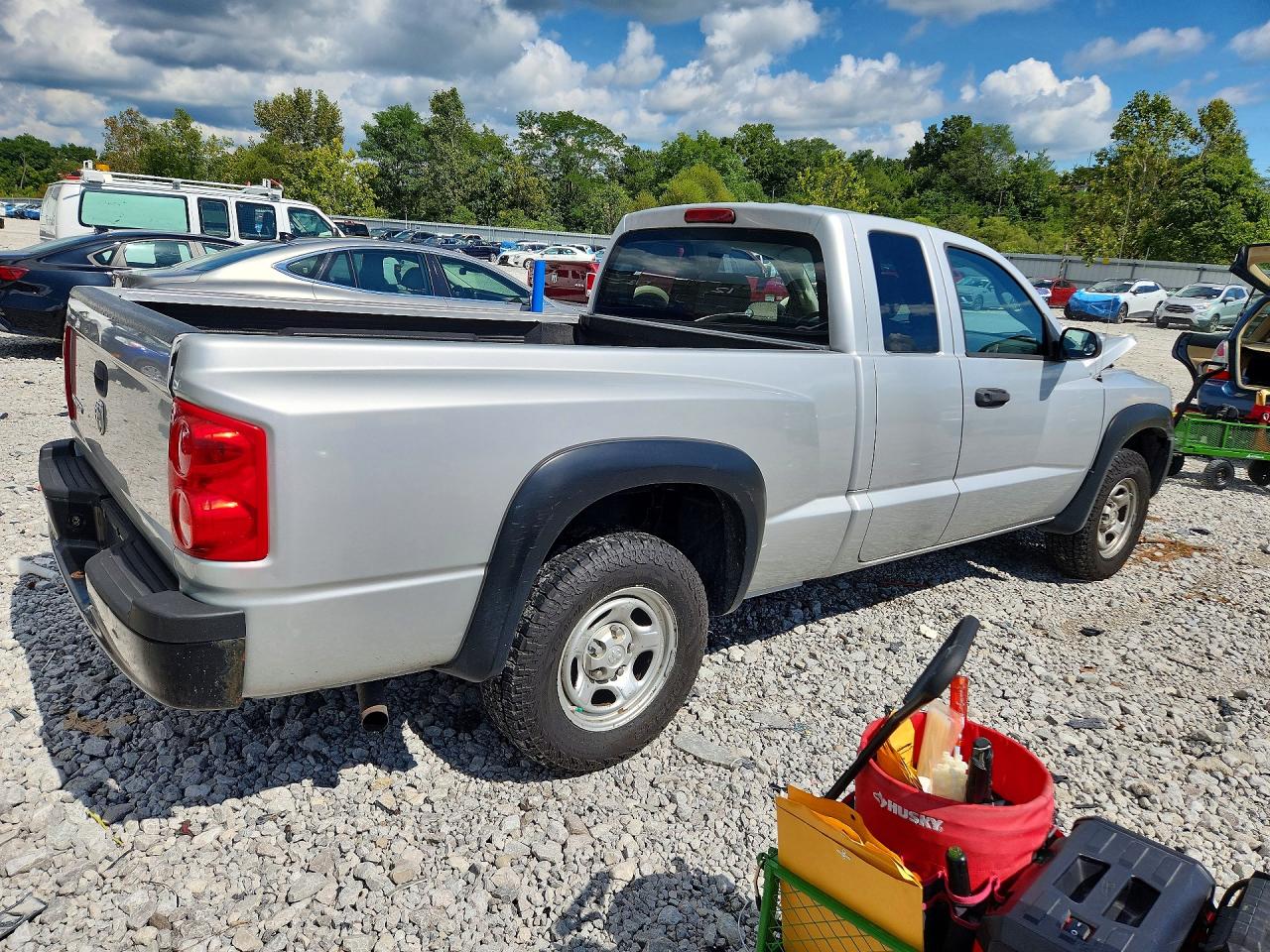 2008 Dodge Dakota St Gray vin: 1D7HE22K28S564754