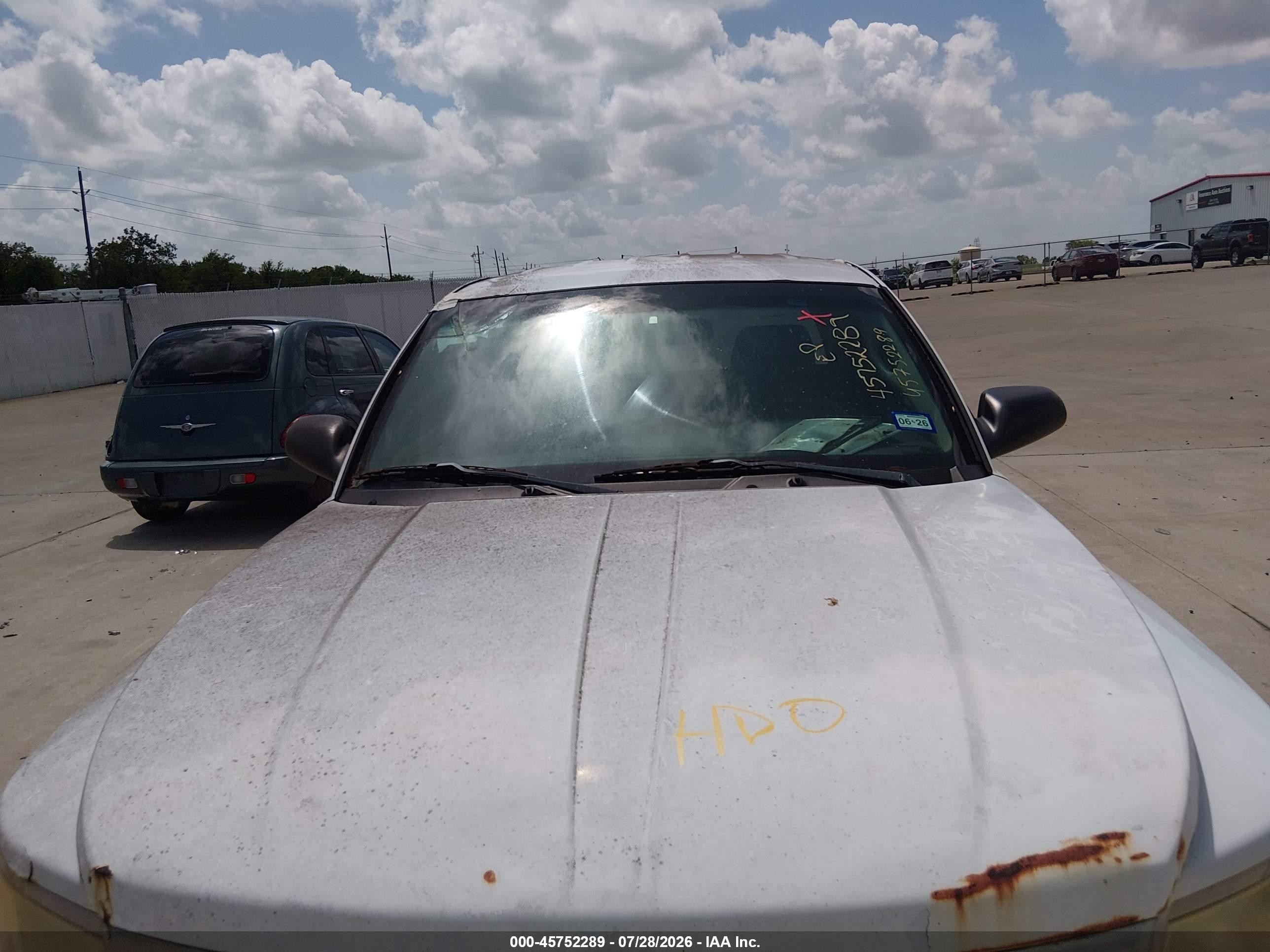 2008 Dodge Dakota St White vin: 1D7HE22K28S598077
