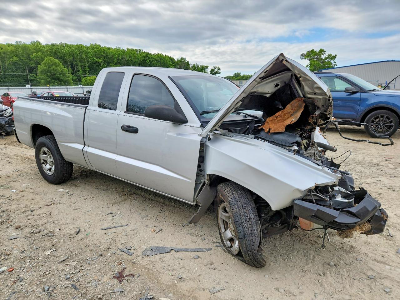 2005 Dodge Dakota St Silver vin: 1D7HE22K35S202749