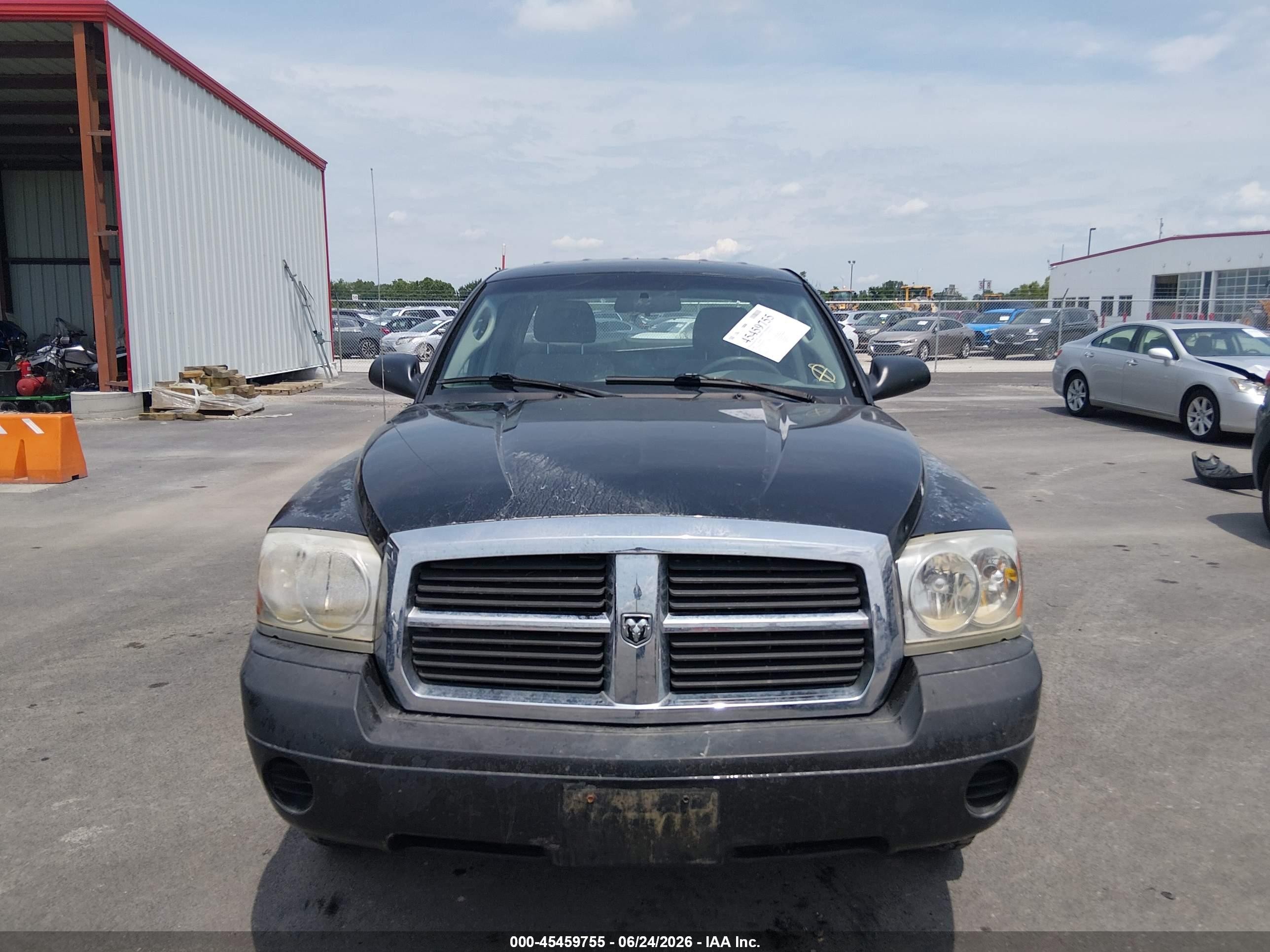 2005 Dodge Dakota St Black vin: 1D7HE22K35S258917