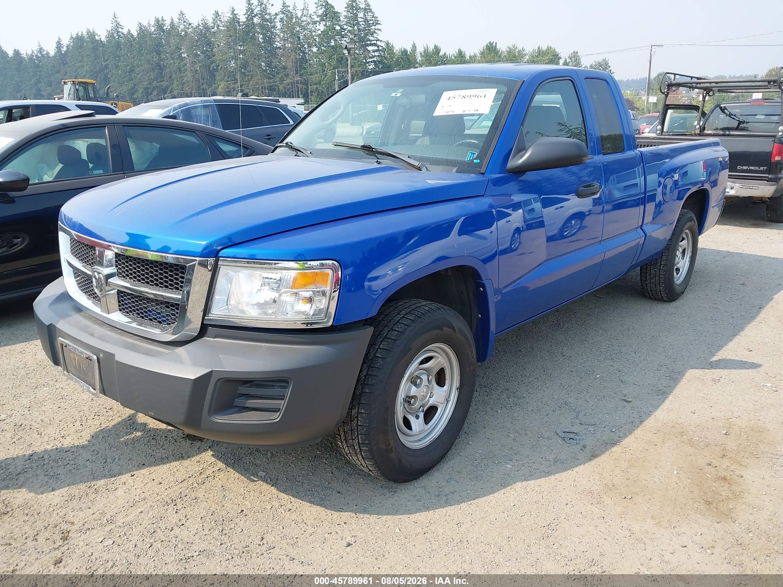 2008 Dodge Dakota St Blue vin: 1D7HE22K38S501680