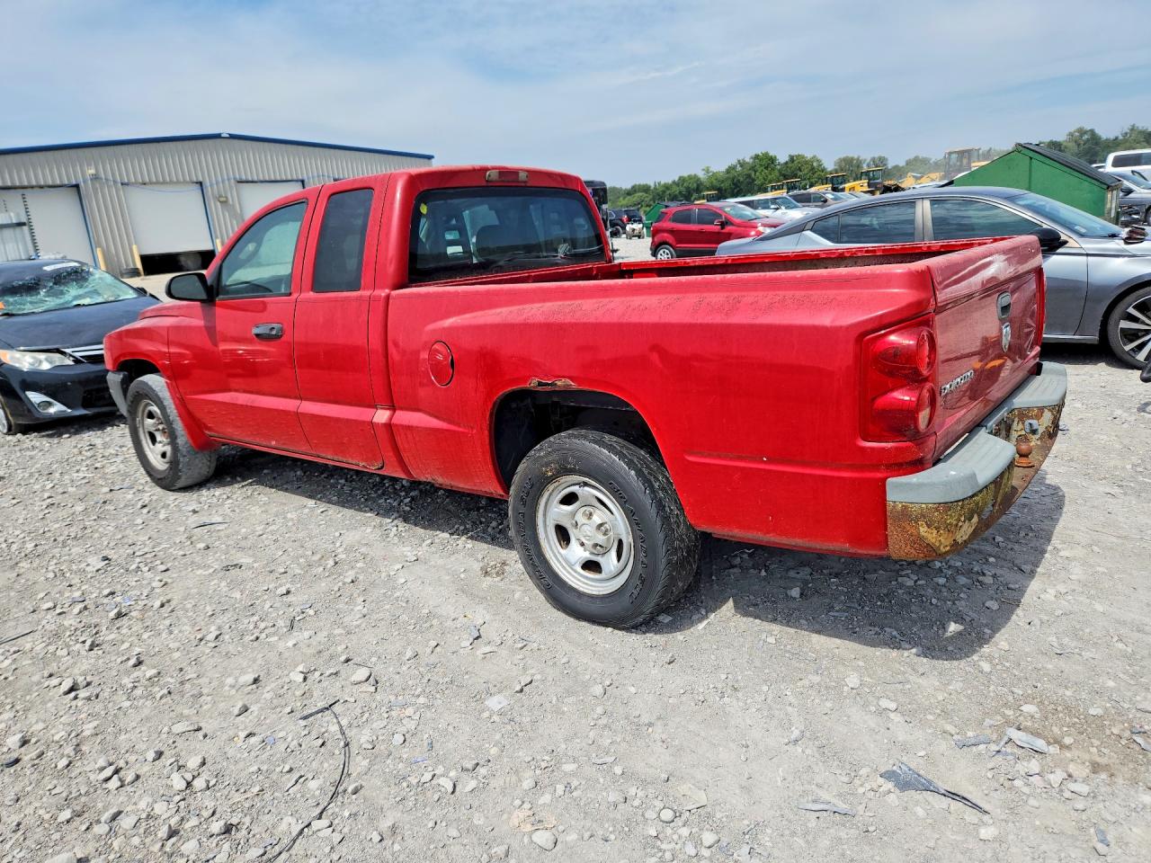2005 Dodge Dakota St Red vin: 1D7HE22K55S289683