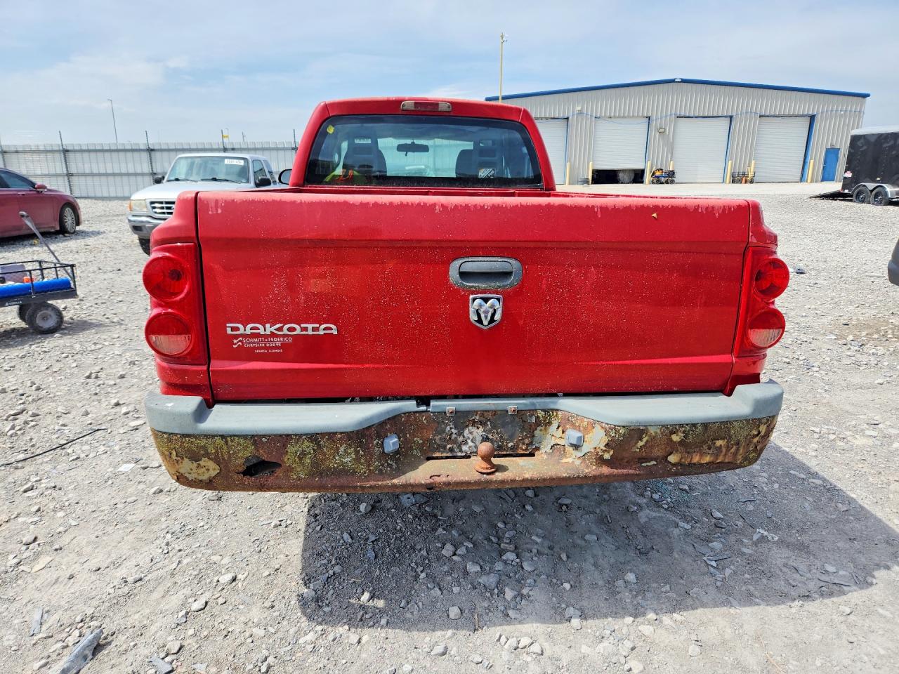 2005 Dodge Dakota St Red vin: 1D7HE22K55S289683