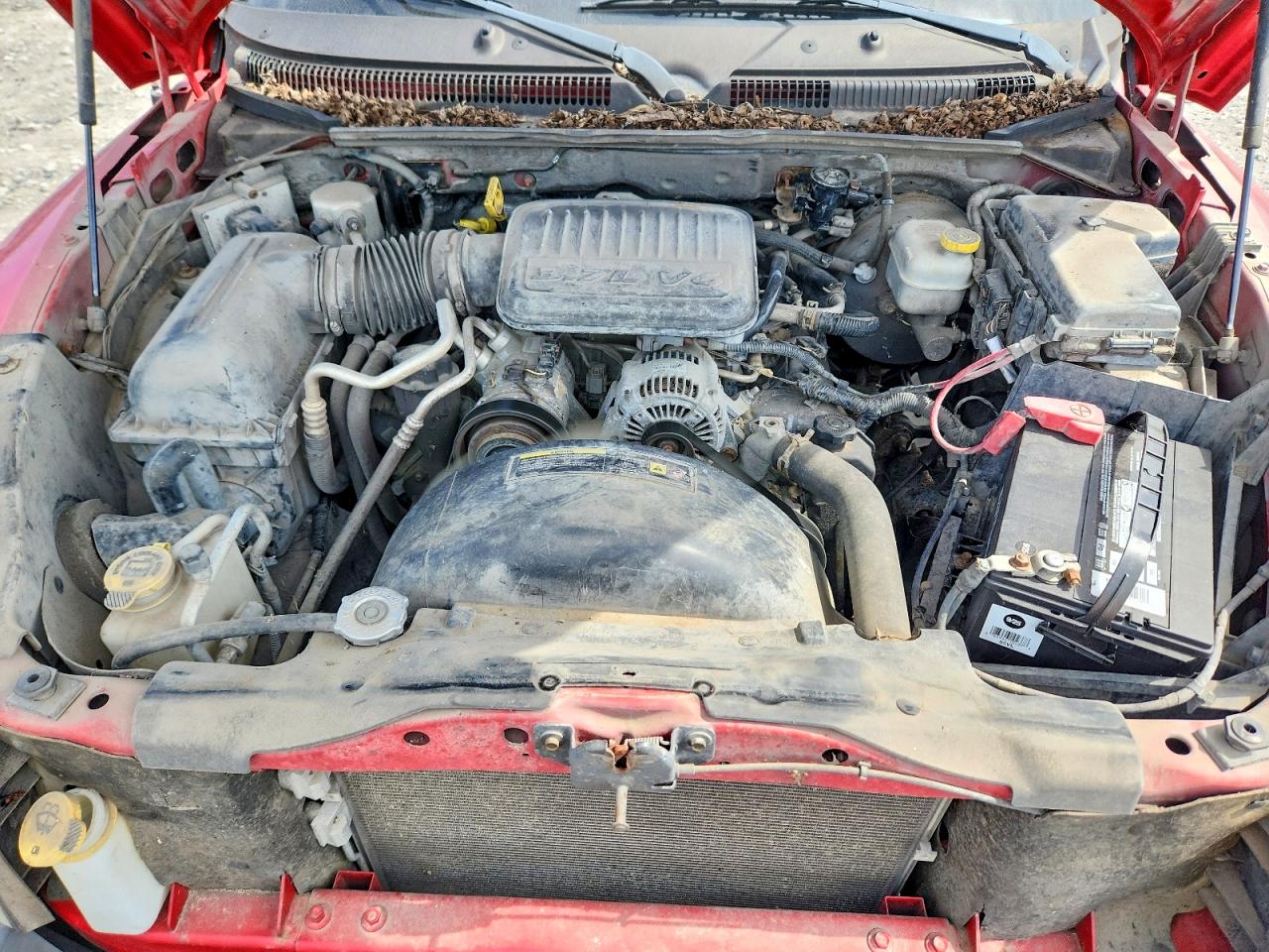 2005 Dodge Dakota St Red vin: 1D7HE22K55S289683