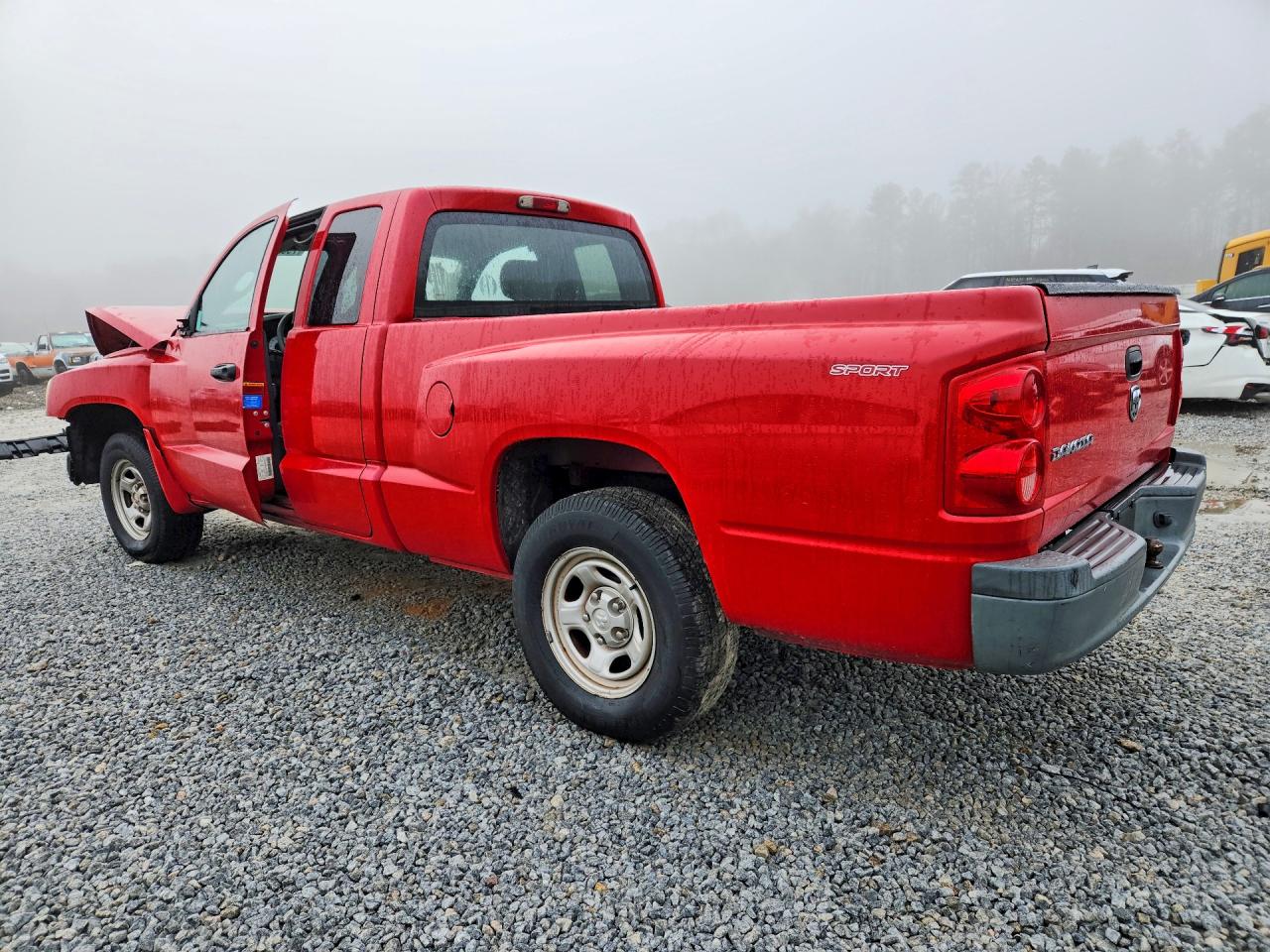 2007 Dodge Dakota St Red vin: 1D7HE22K57S265001