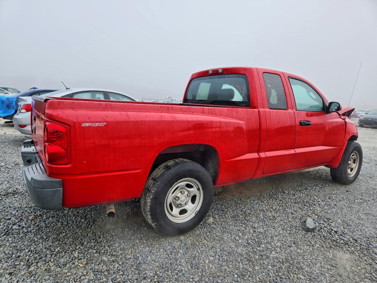 2007 Dodge Dakota St Red vin: 1D7HE22K57S265001