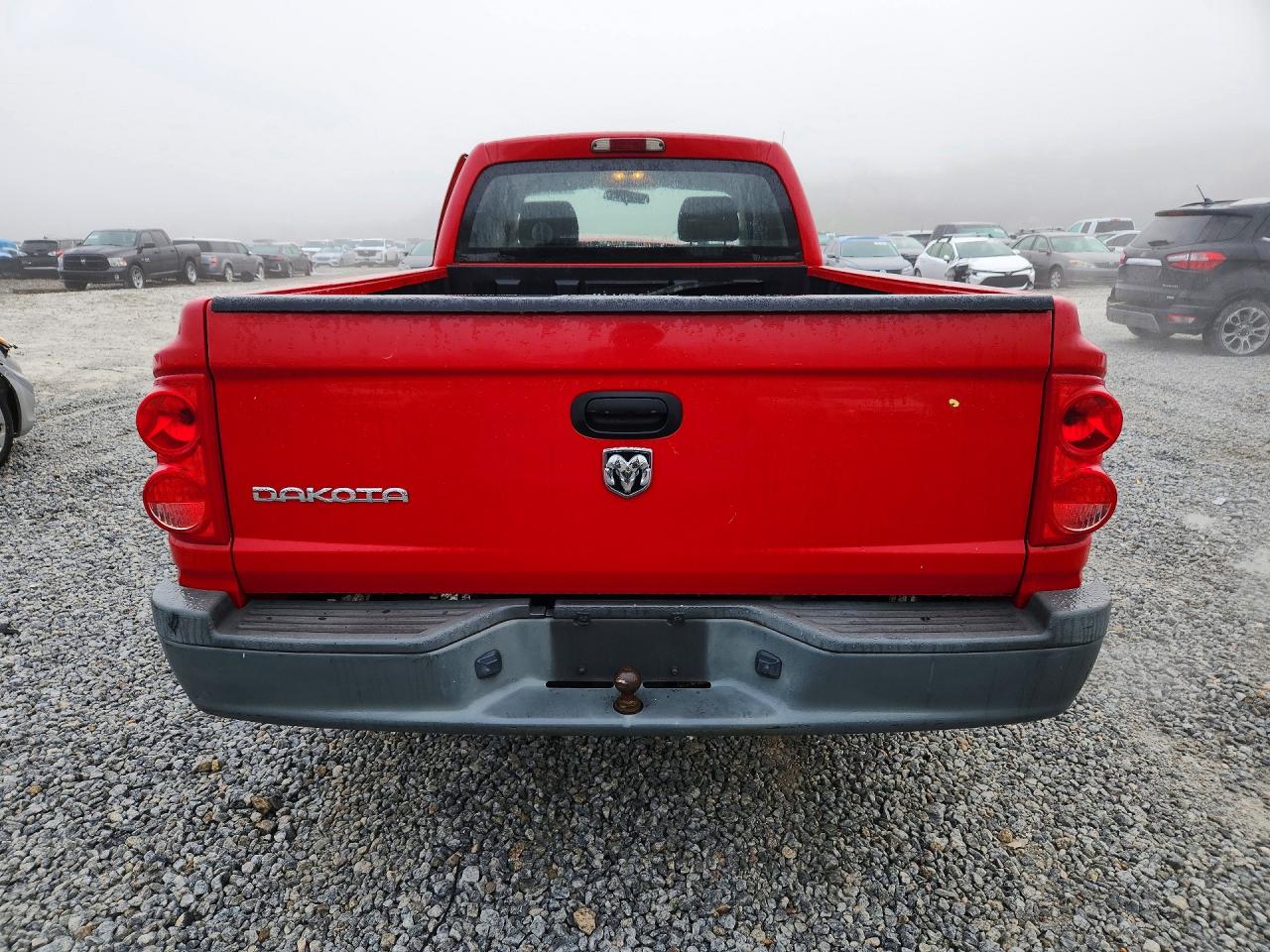 2007 Dodge Dakota St Red vin: 1D7HE22K57S265001