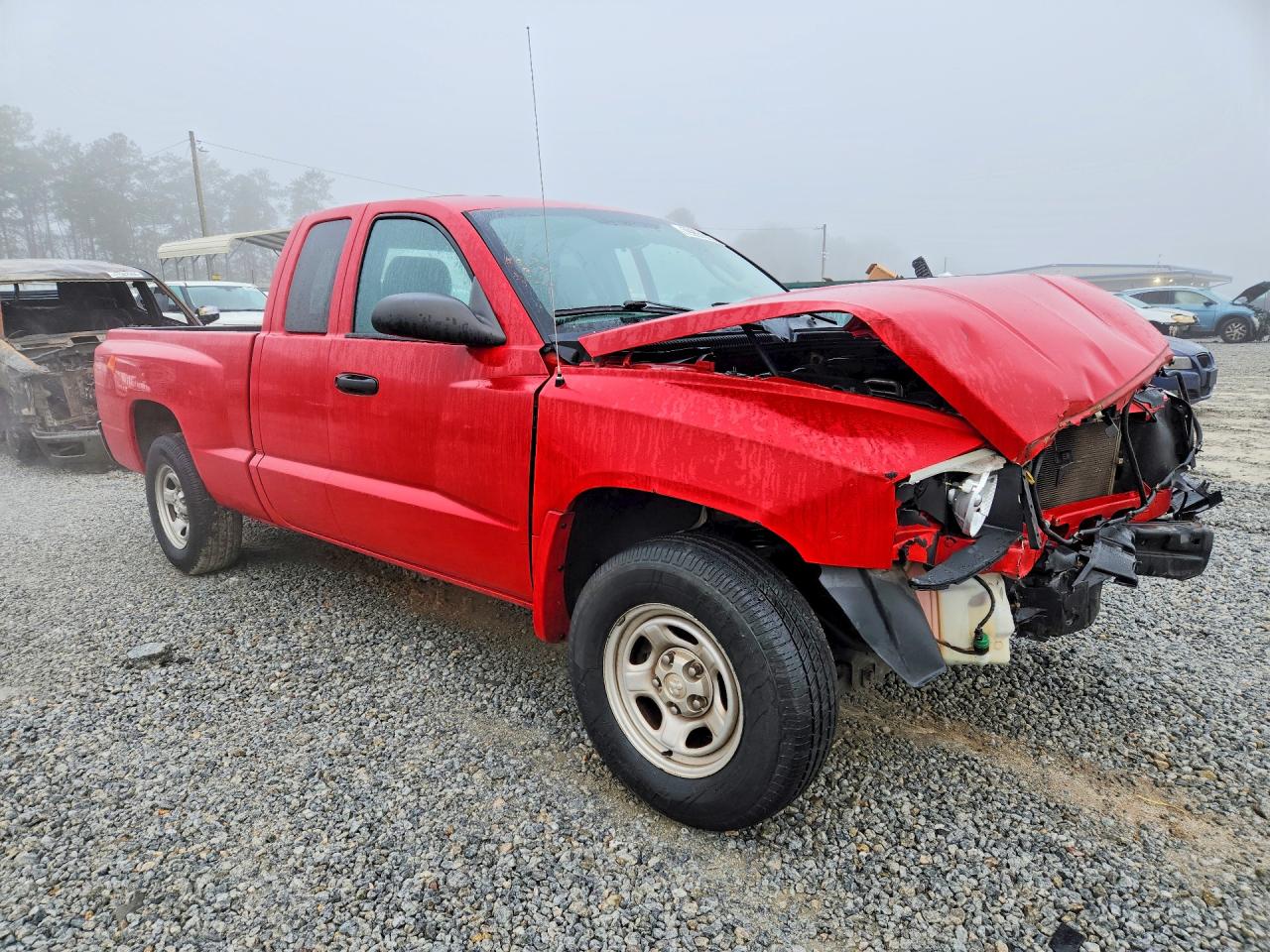 2007 Dodge Dakota St Red vin: 1D7HE22K57S265001