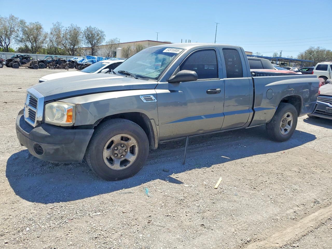 2005 Dodge Dakota St Gray vin: 1D7HE22K65S186918