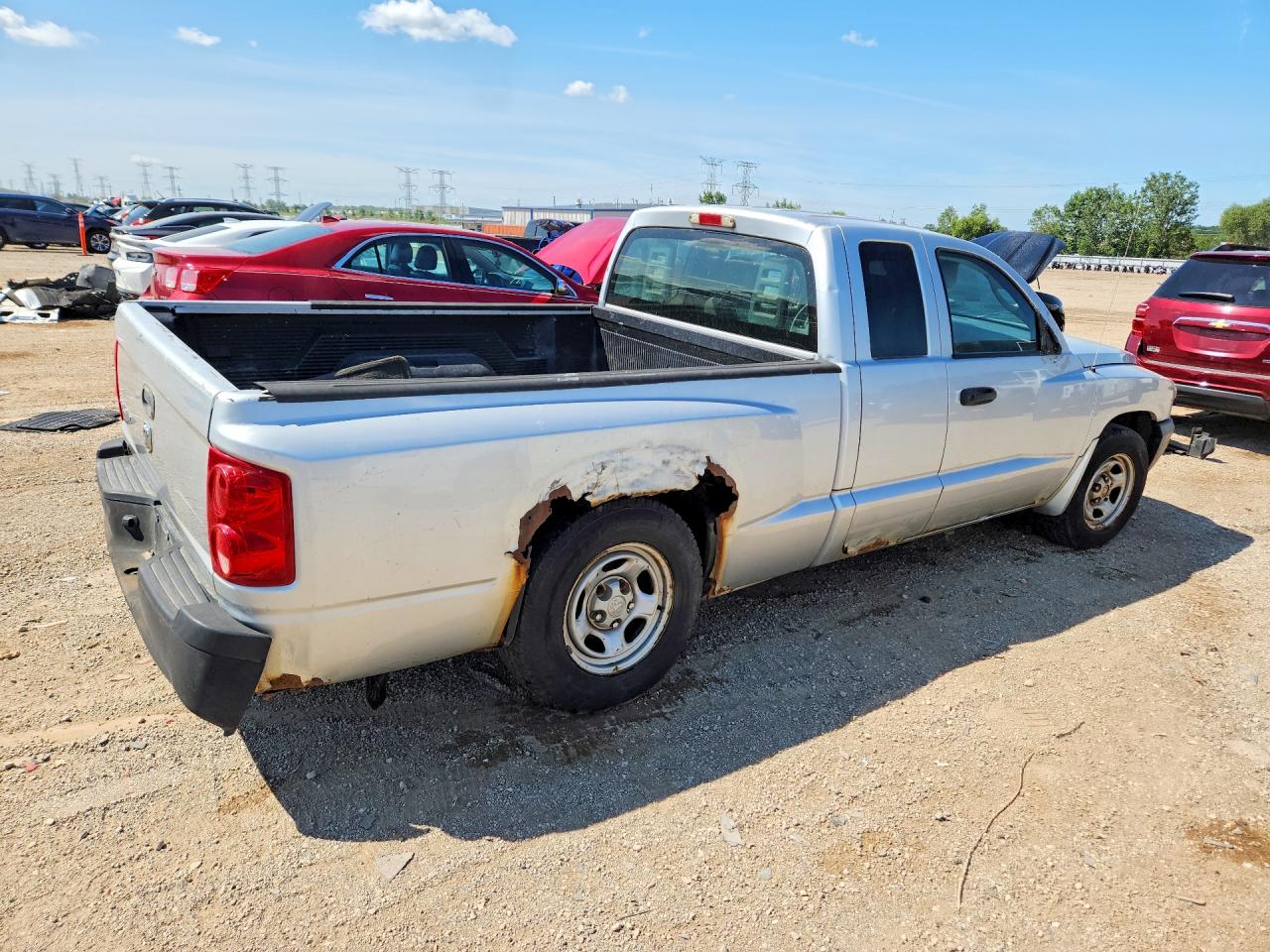 2006 Dodge Dakota St Silver vin: 1D7HE22K86S533991