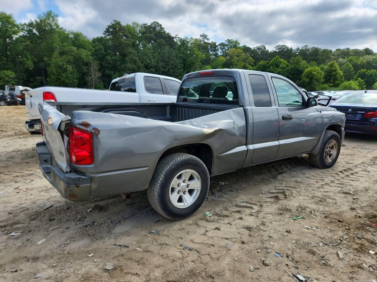 2009 Dodge Dakota St Gray vin: 1D7HE22K89S774177