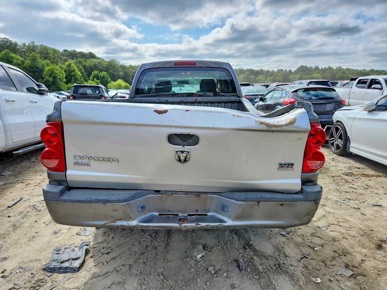 2009 Dodge Dakota St Gray vin: 1D7HE22K89S774177