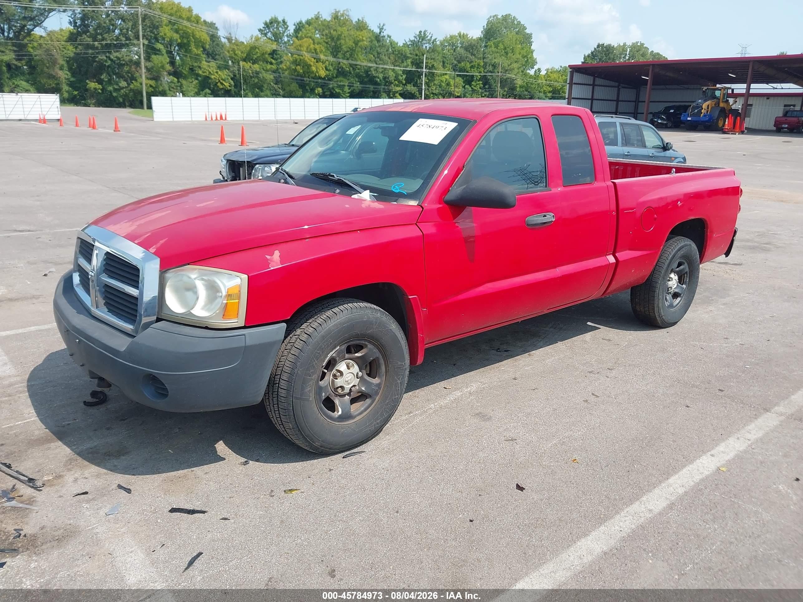 2005 Dodge Dakota St Red vin: 1D7HE22K95S275799