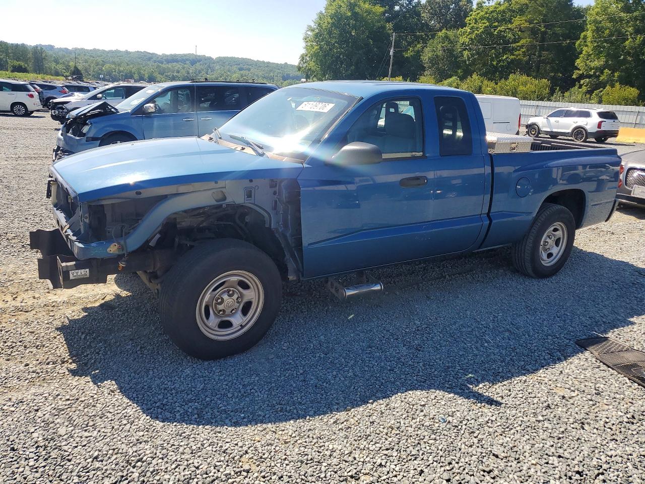 2005 Dodge Dakota St Blue vin: 1D7HE22K95S353630