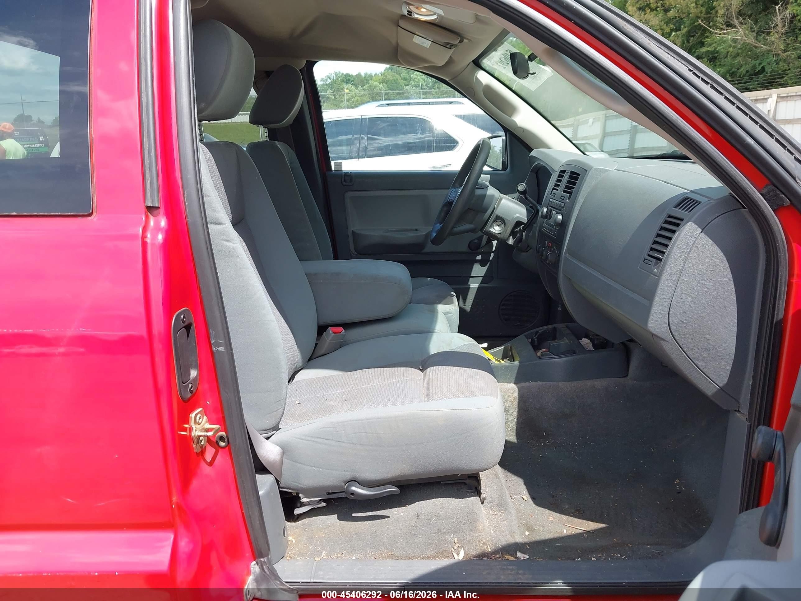 2005 Dodge Dakota St Red vin: 1D7HE22KX5S126804