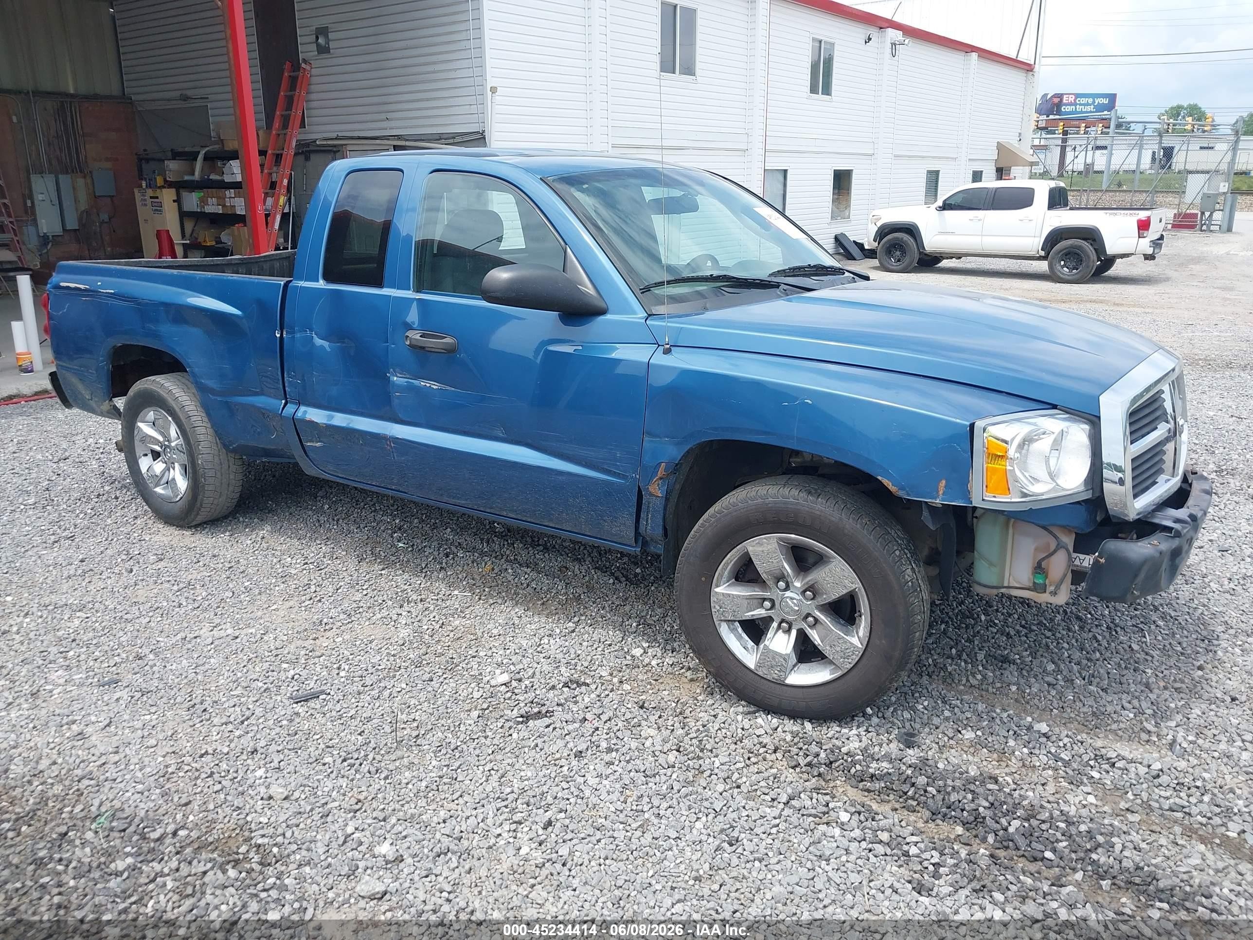 2005 Dodge Dakota St Blue vin: 1D7HE22KX5S309166