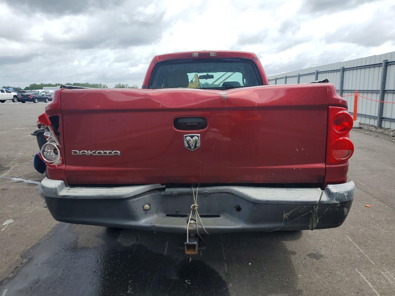 2006 Dodge Dakota St Темно-бордовый vin: 1D7HE22KX6S556592