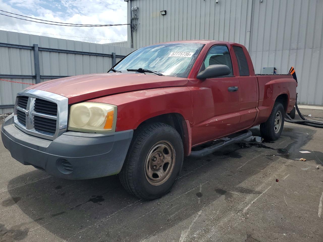 2006 Dodge Dakota St Темно-бордовый vin: 1D7HE22KX6S556592