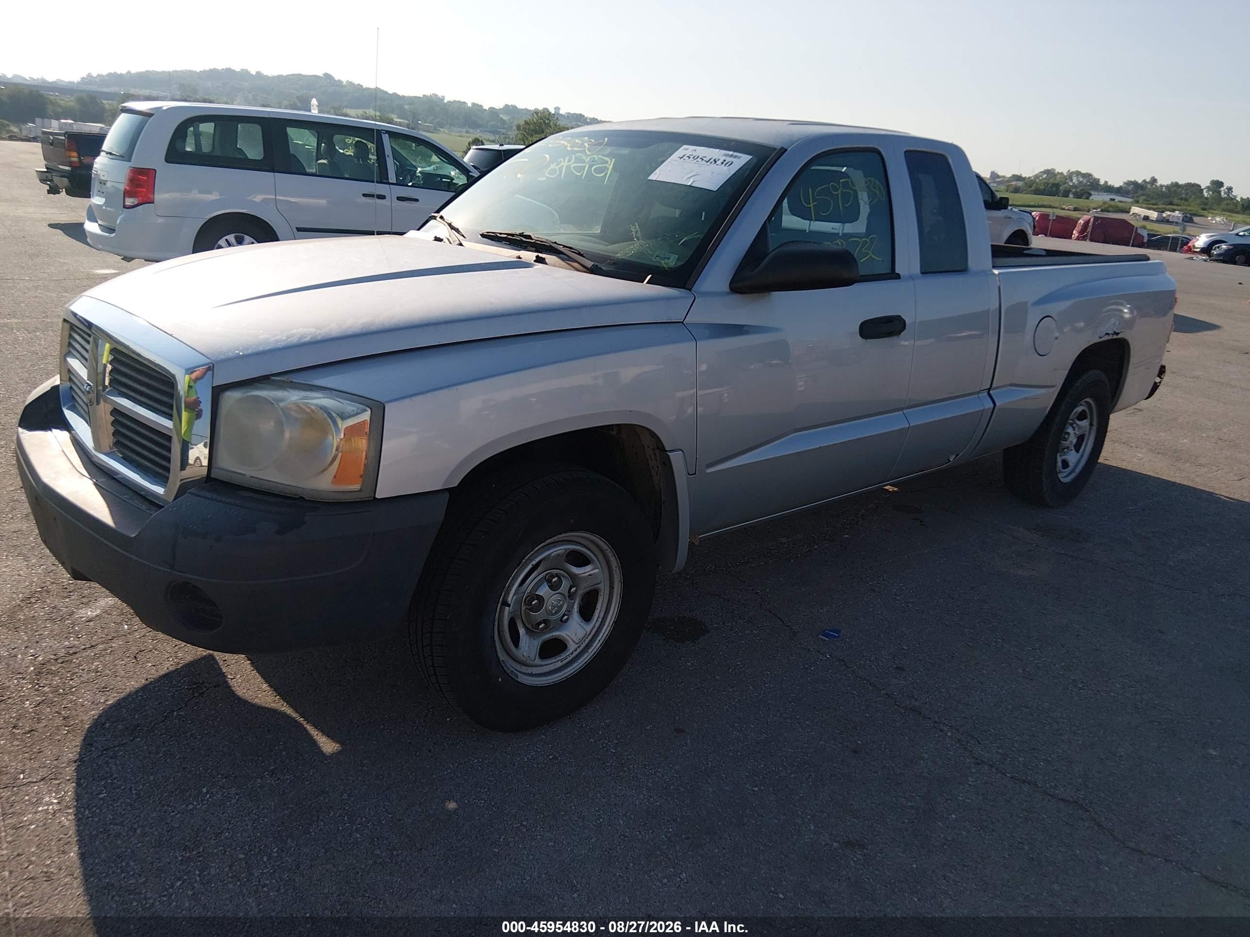 2006 Dodge Dakota St Silver vin: 1D7HE22KX6S689501