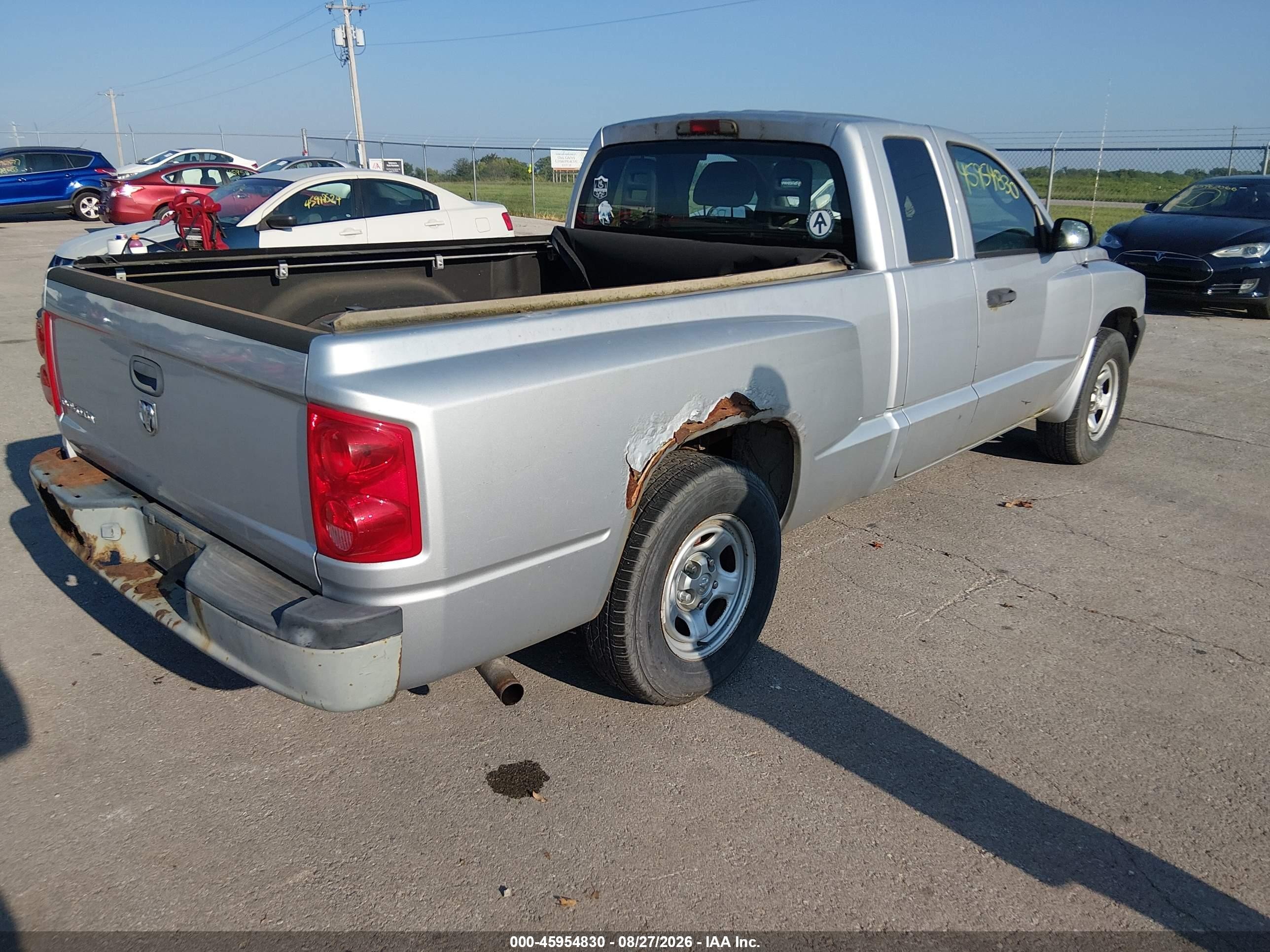 2006 Dodge Dakota St Silver vin: 1D7HE22KX6S689501