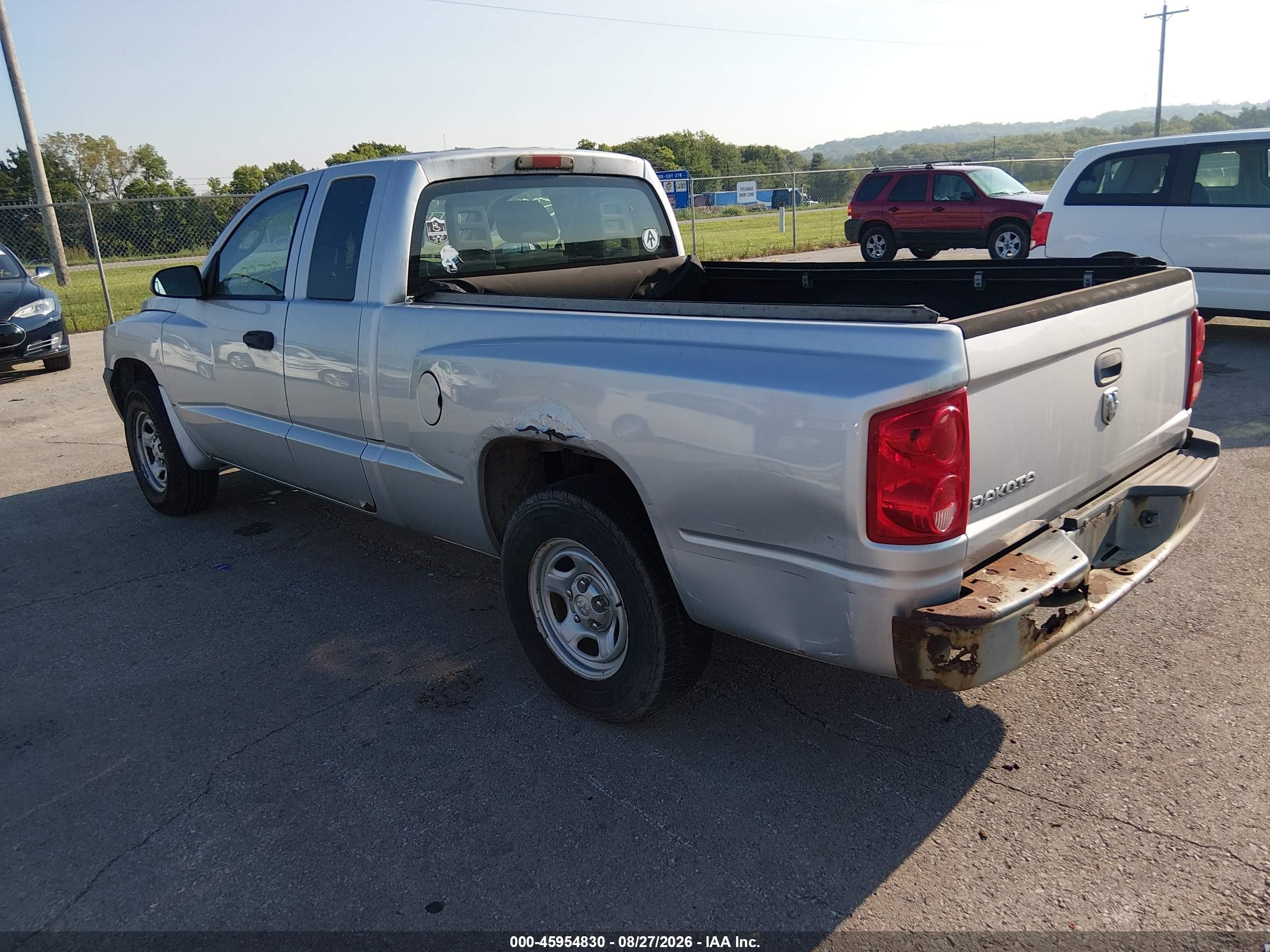 2006 Dodge Dakota St Silver vin: 1D7HE22KX6S689501