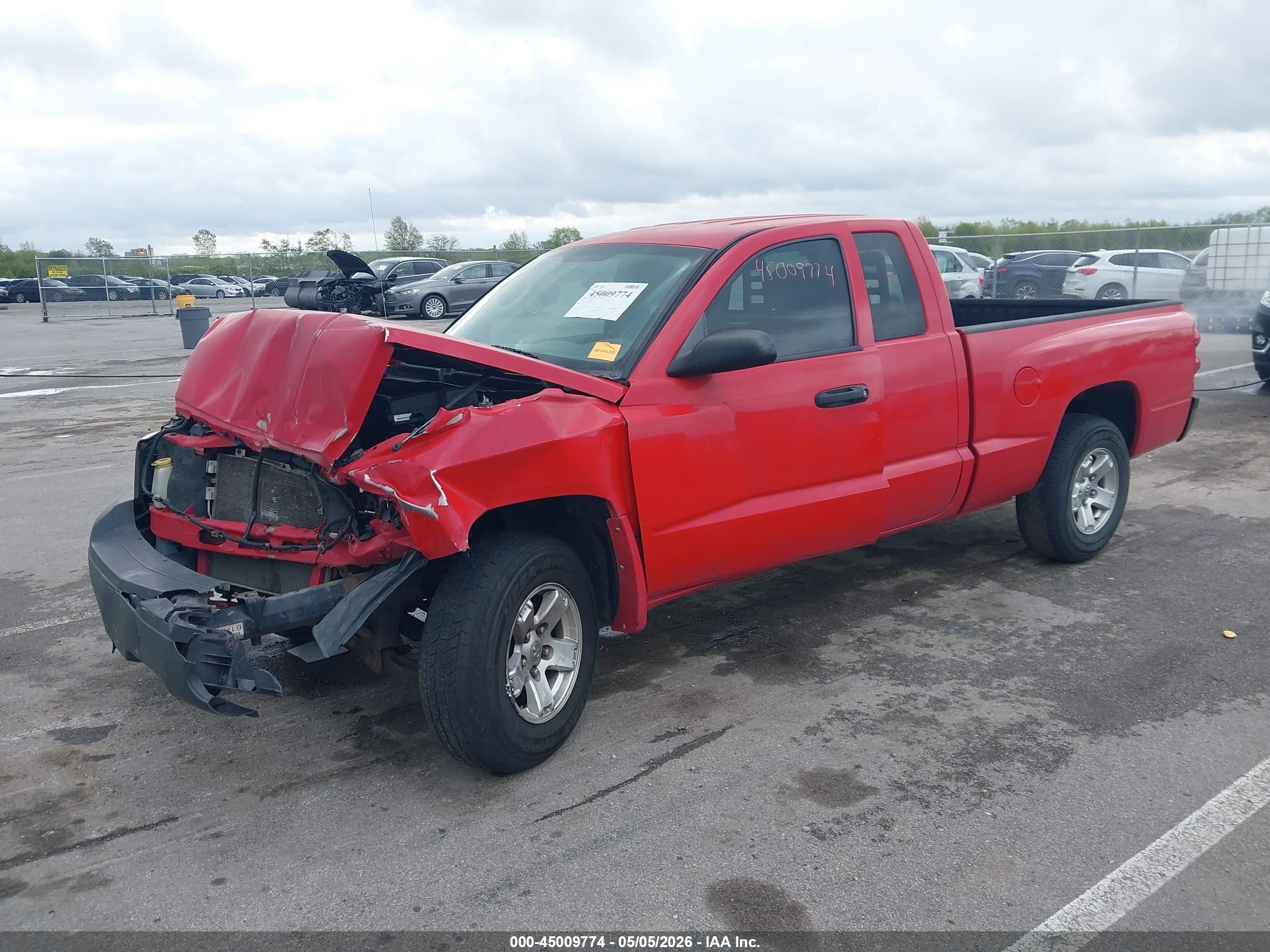 2007 Dodge Dakota St Red vin: 1D7HE22KX7S126949