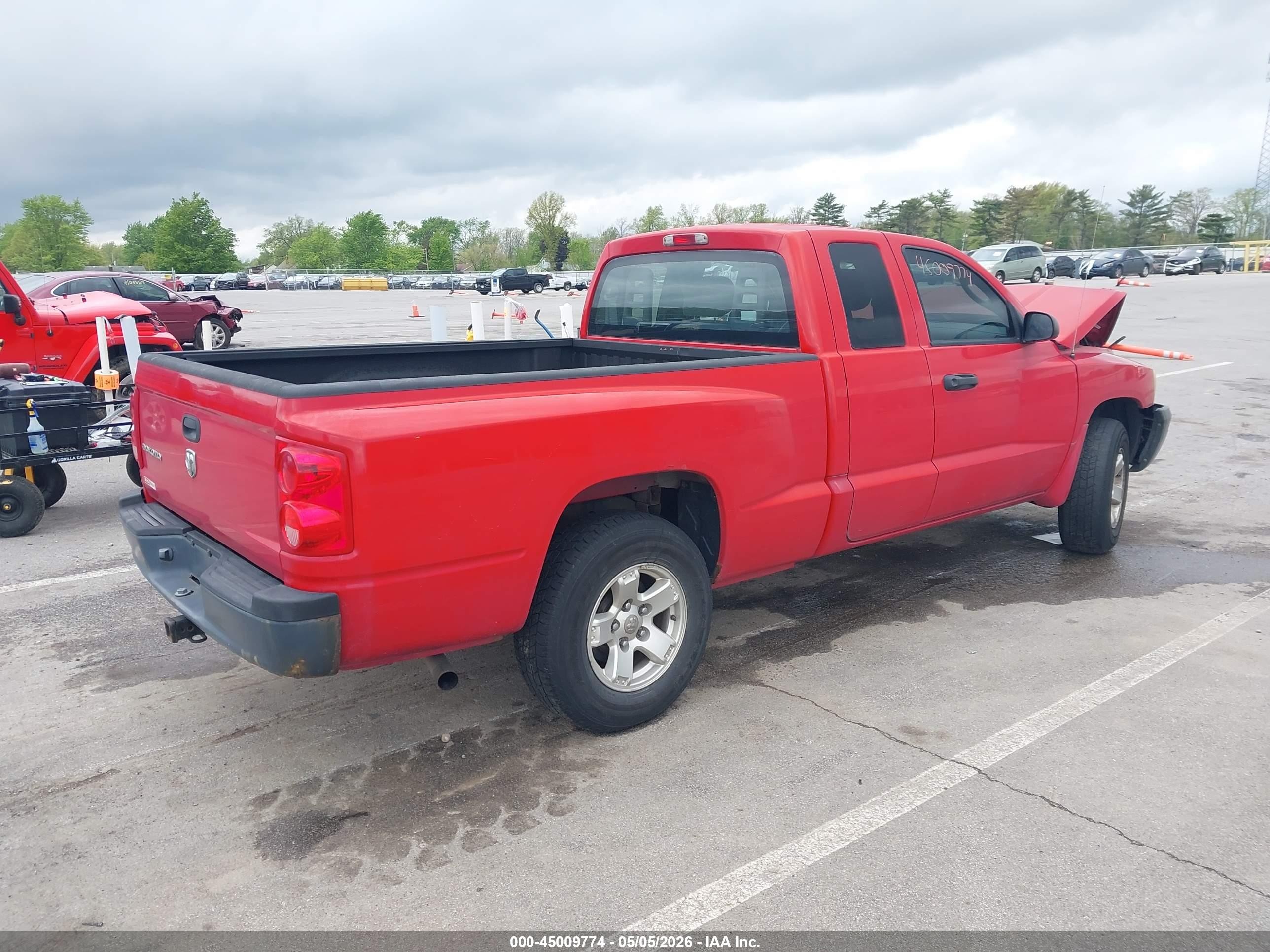 2007 Dodge Dakota St Red vin: 1D7HE22KX7S126949