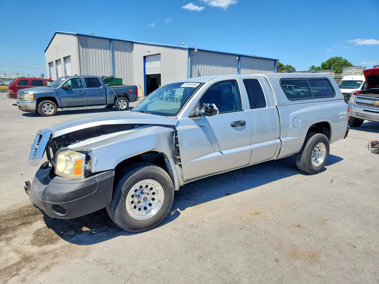 2007 Dodge Dakota 2wd Silver vin: 1D7HE22KX7S259114