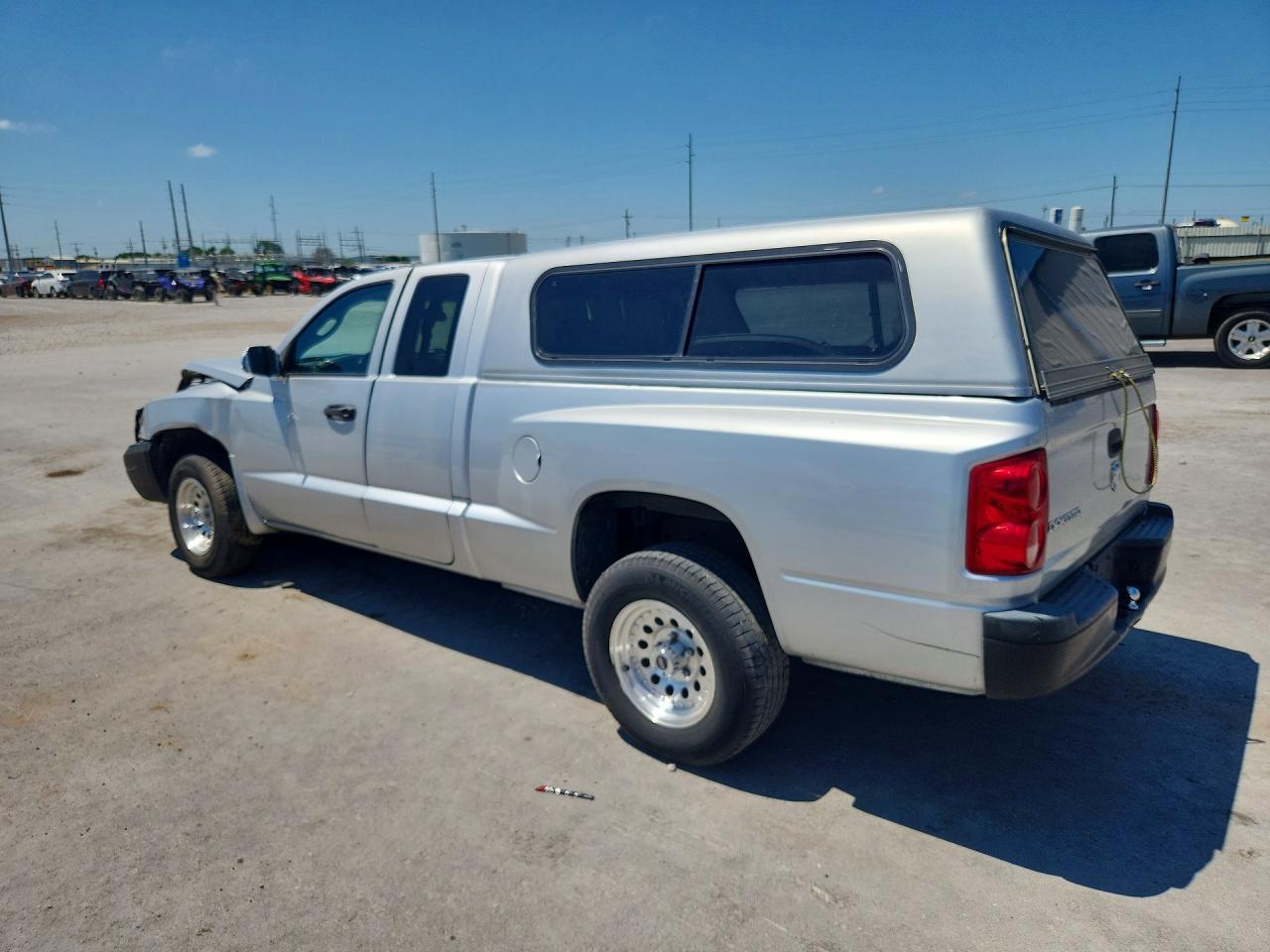 2007 Dodge Dakota 2wd Silver vin: 1D7HE22KX7S259114