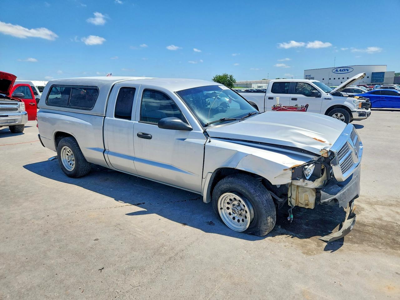 2007 Dodge Dakota 2wd Silver vin: 1D7HE22KX7S259114