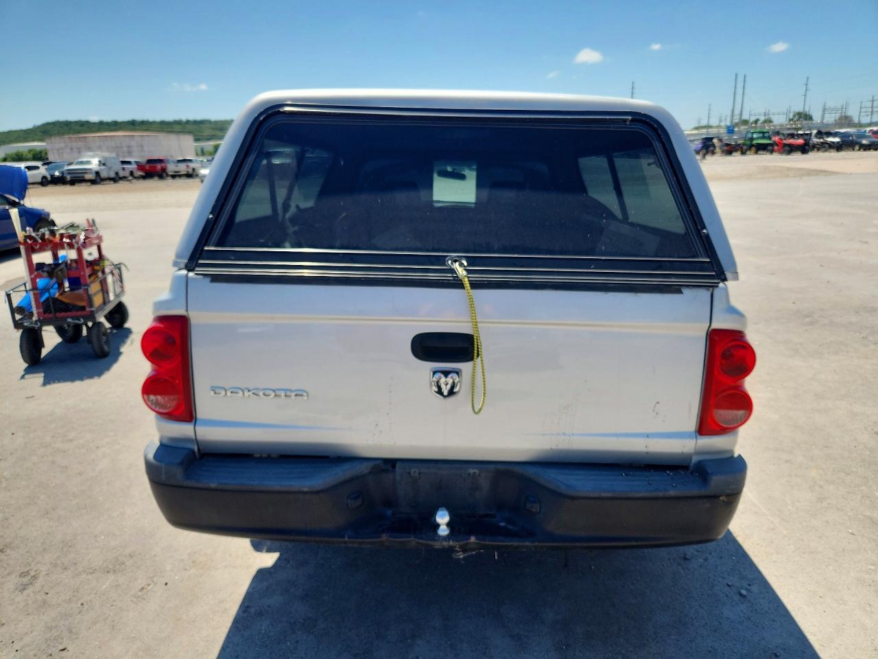 2007 Dodge Dakota 2wd Silver vin: 1D7HE22KX7S259114