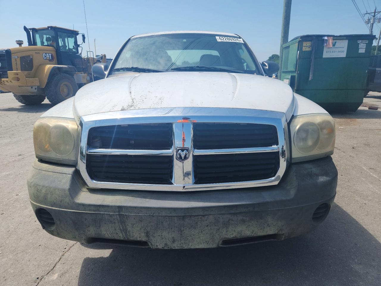 2005 Dodge Dakota Quad Белый vin: 1D7HE28K05S193550