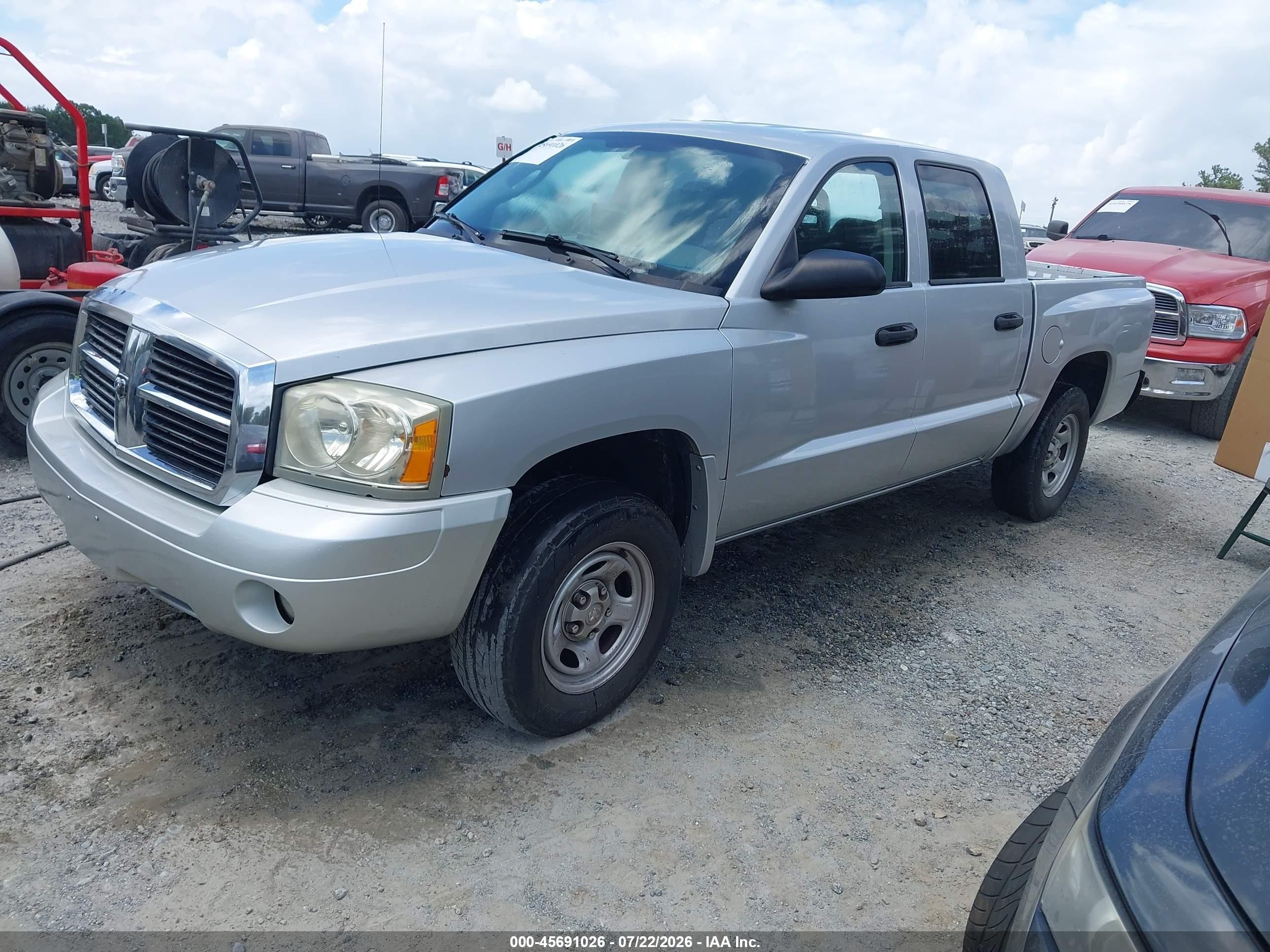 2006 Dodge Dakota St Silver vin: 1D7HE28K16S694688