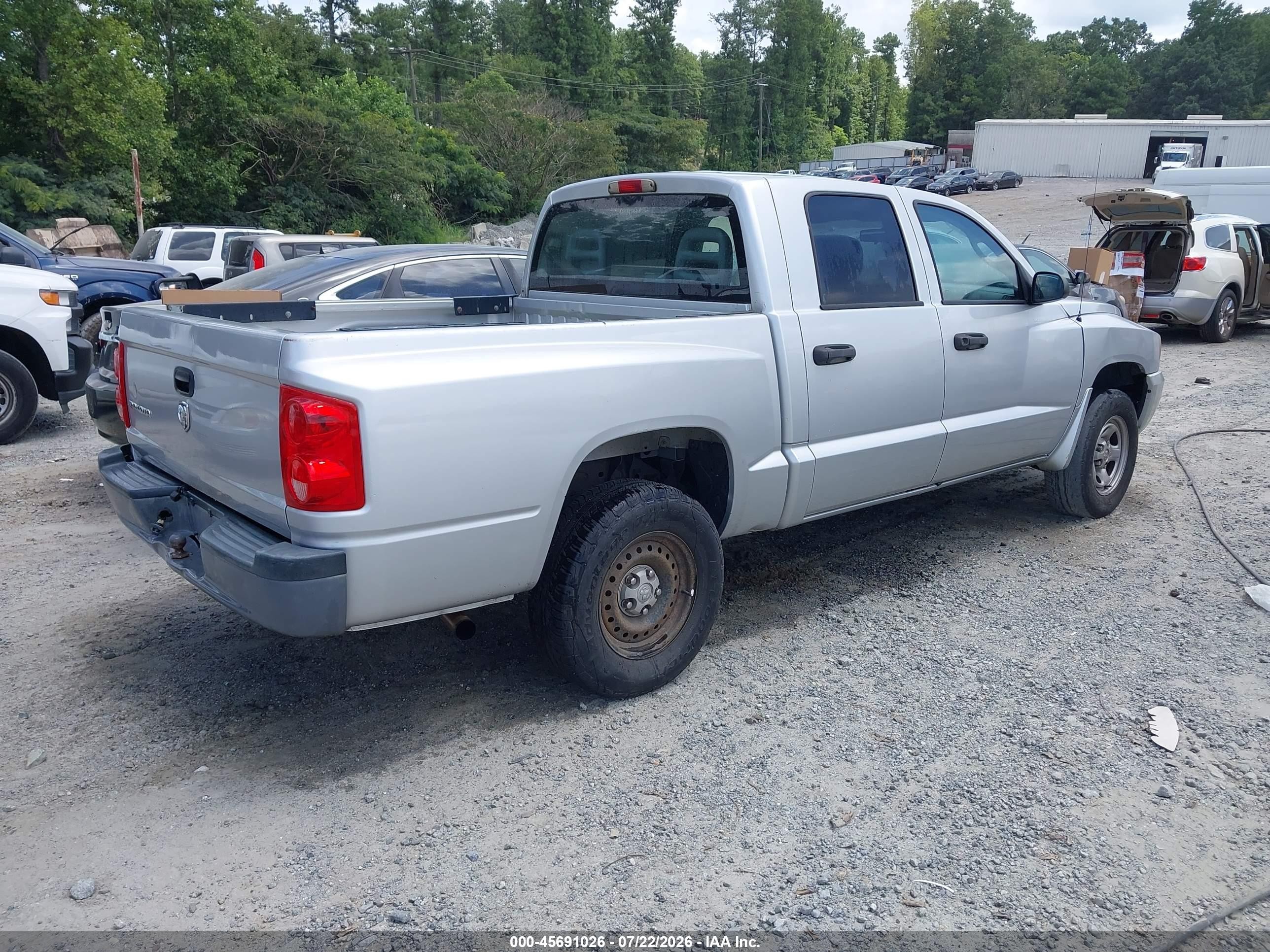 2006 Dodge Dakota St Silver vin: 1D7HE28K16S694688