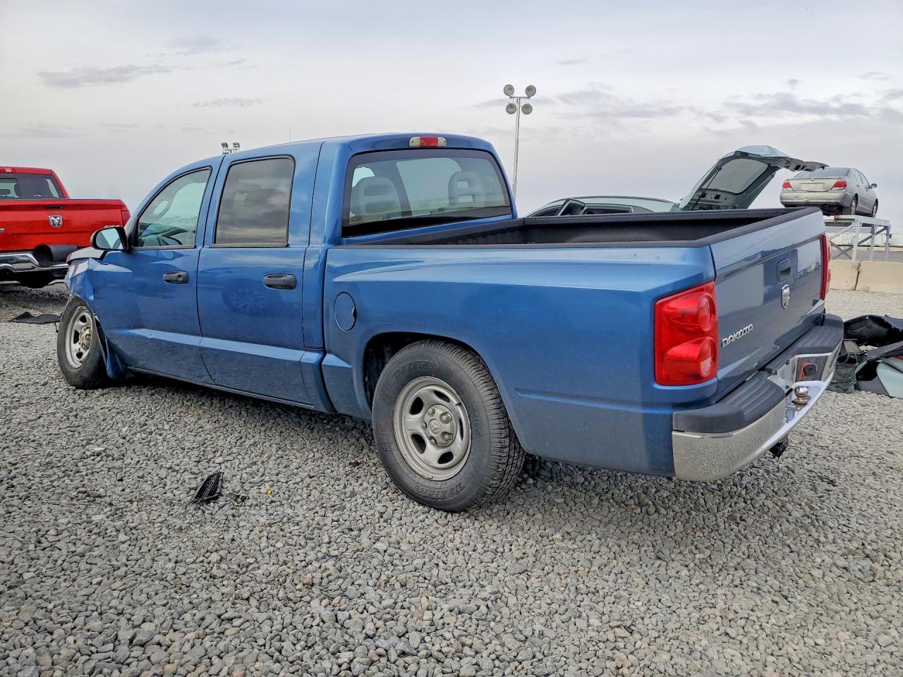 2006 Dodge Dakota Quad Синий vin: 1D7HE28K26S703513