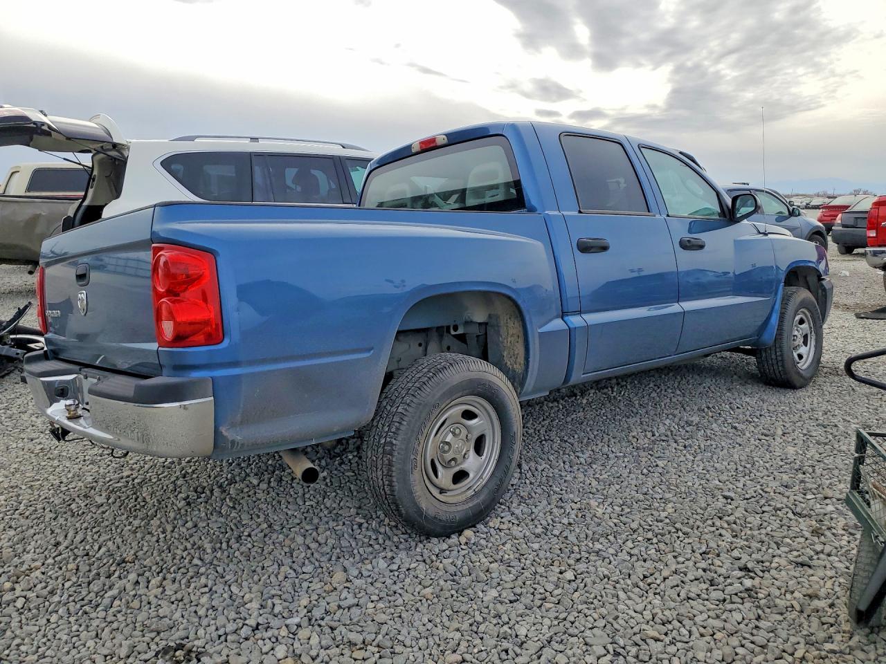 2006 Dodge Dakota Quad Синий vin: 1D7HE28K26S703513