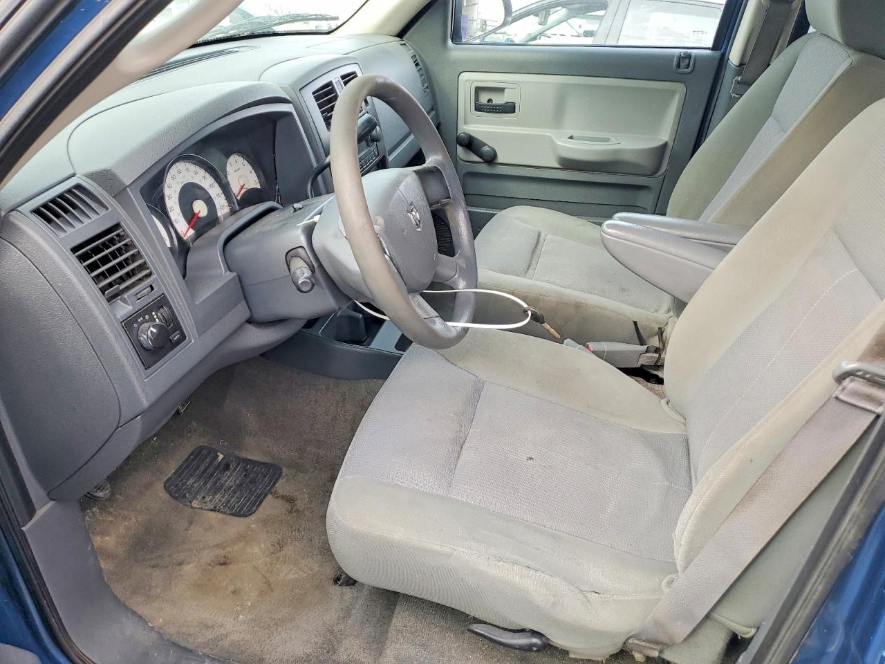 2006 Dodge Dakota Quad Синий vin: 1D7HE28K26S703513