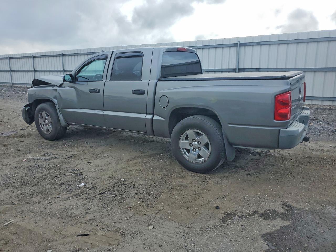 2008 Dodge Dakota Quad Gray vin: 1D7HE28K28S529882