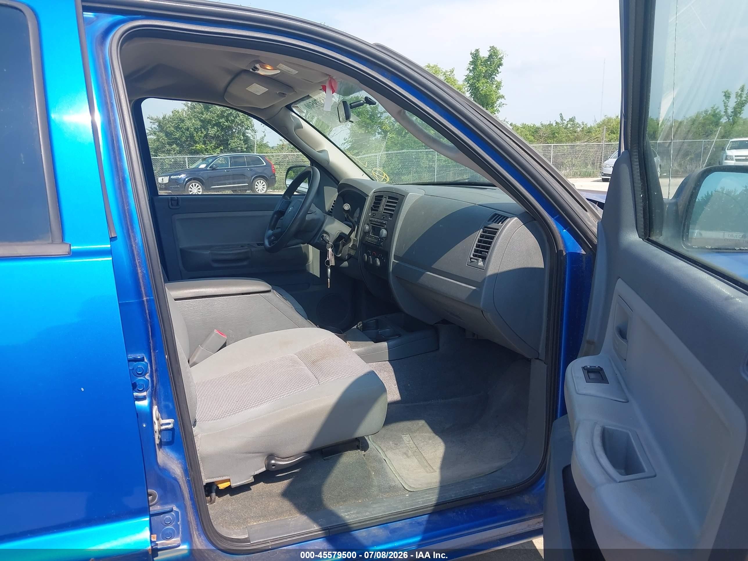 2007 Dodge Dakota St Blue vin: 1D7HE28K37S264954