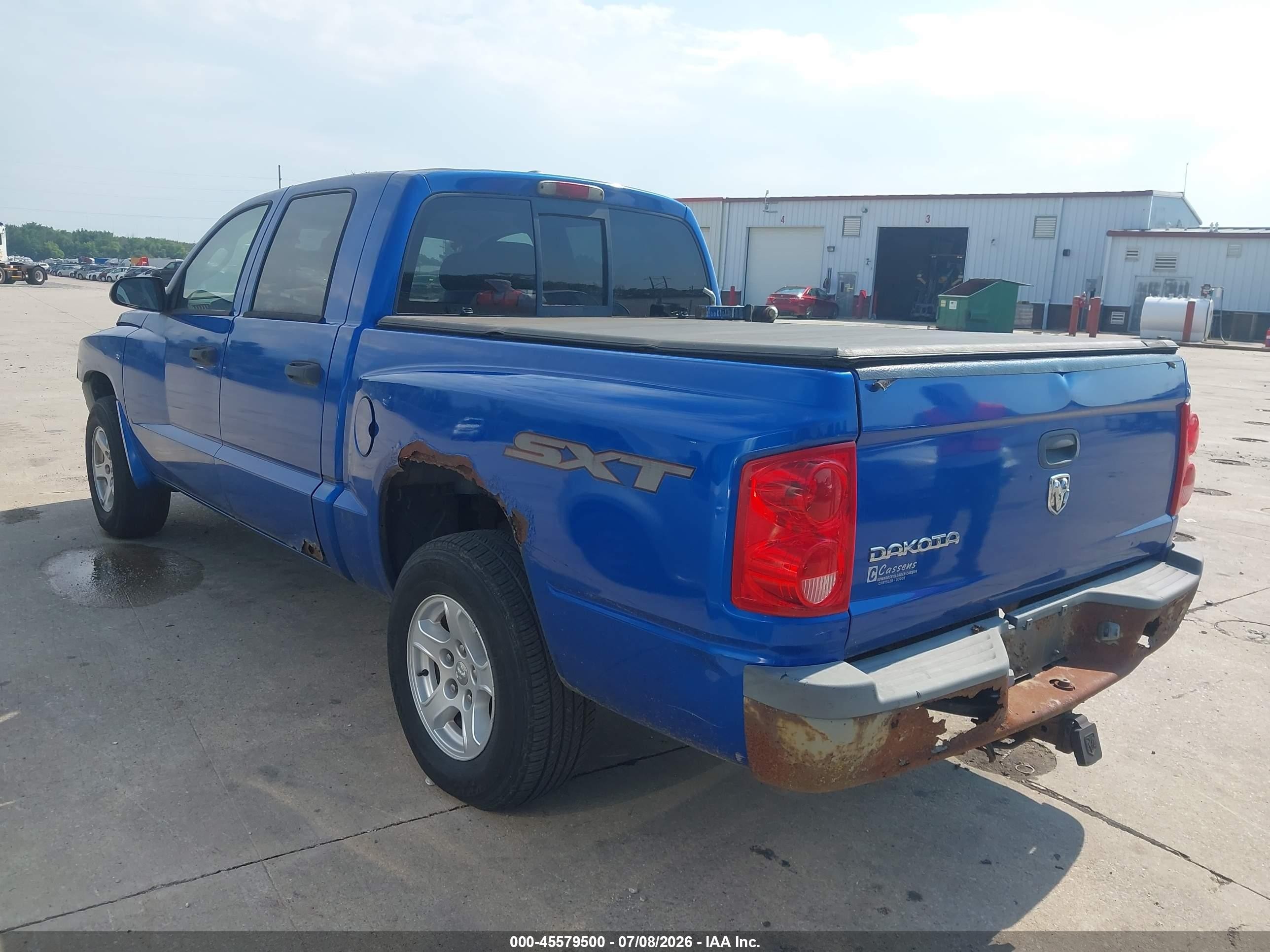 2007 Dodge Dakota St Blue vin: 1D7HE28K37S264954