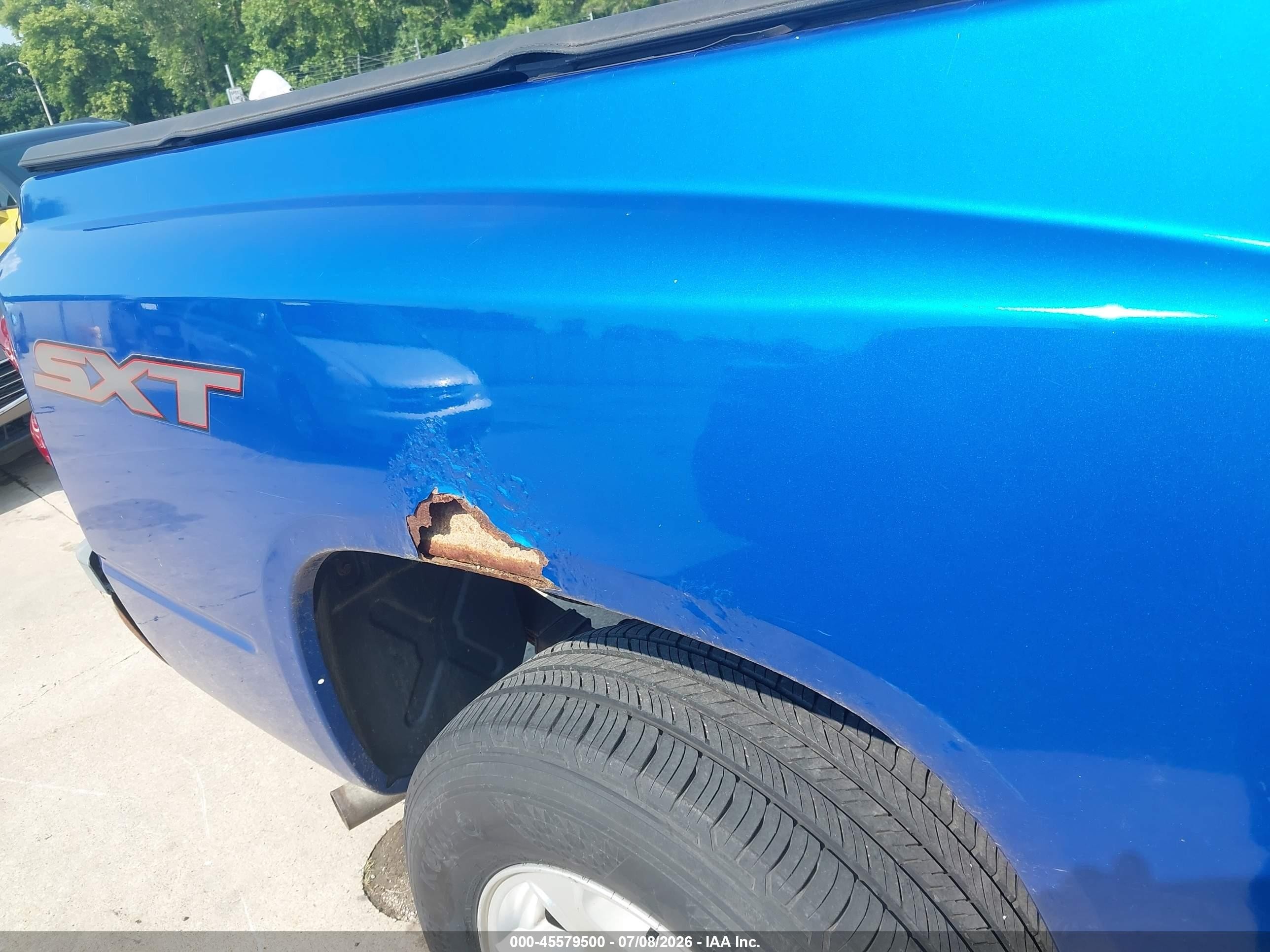 2007 Dodge Dakota St Blue vin: 1D7HE28K37S264954