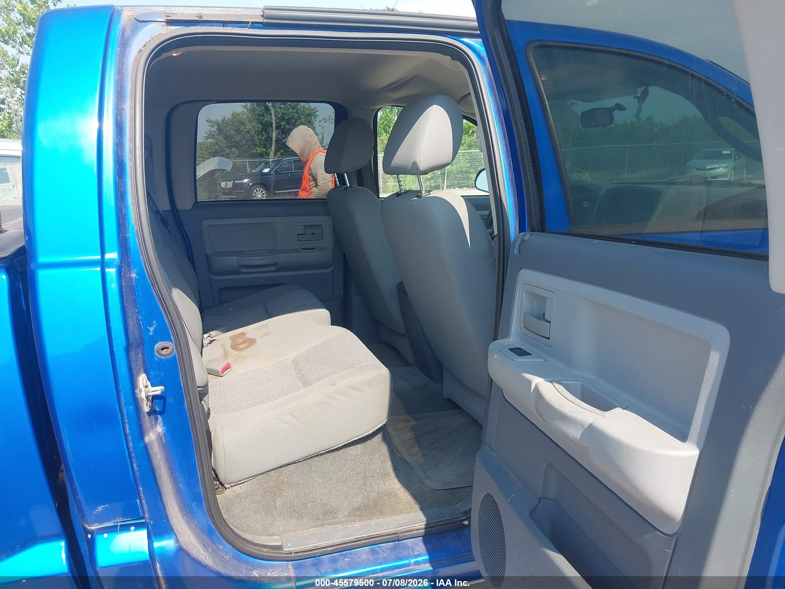 2007 Dodge Dakota St Blue vin: 1D7HE28K37S264954