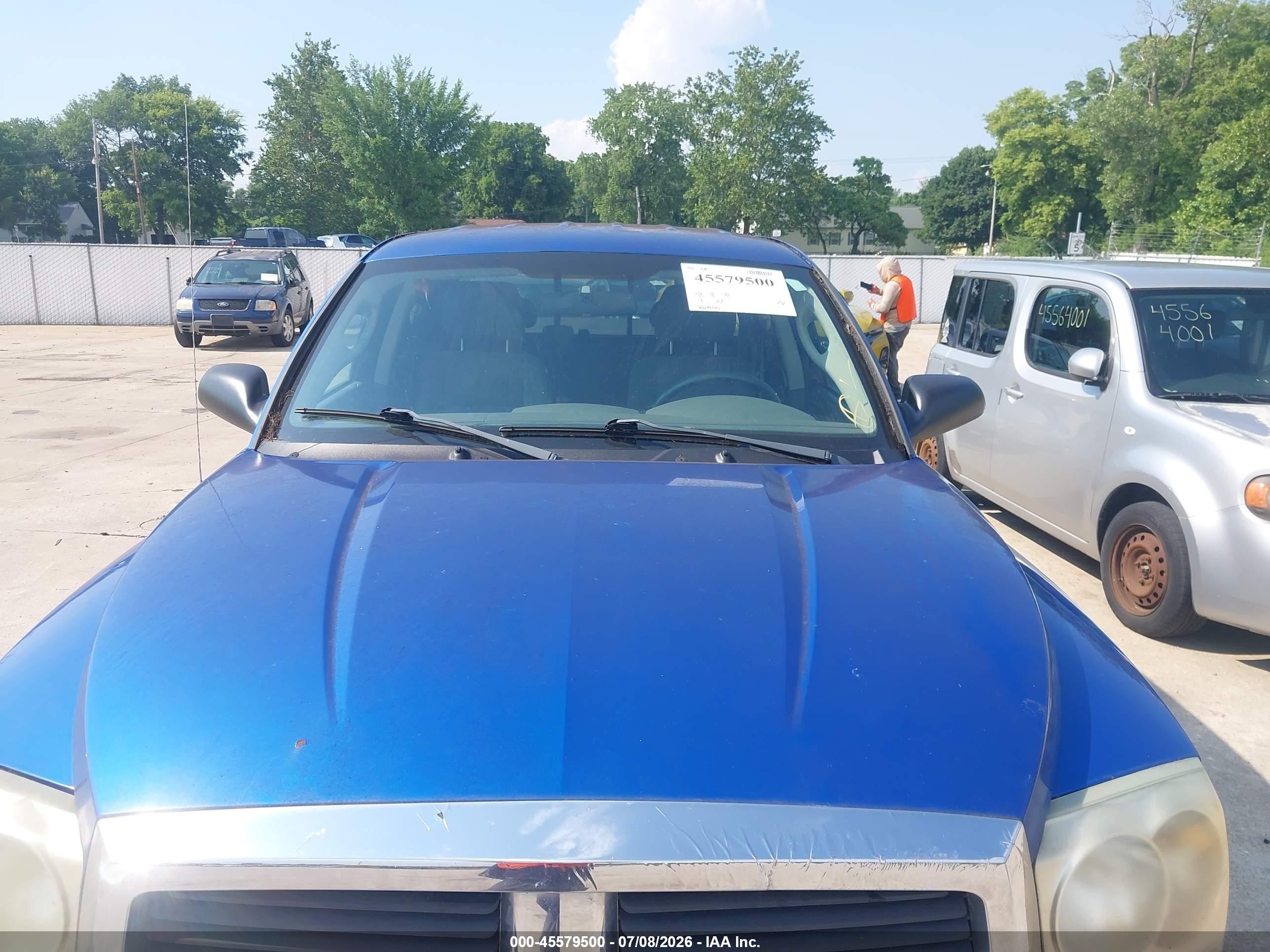 2007 Dodge Dakota St Blue vin: 1D7HE28K37S264954