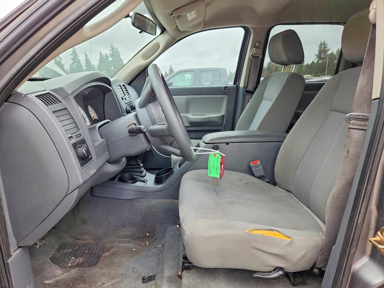 2006 Dodge Dakota Quad Gray vin: 1D7HE28K56S620688