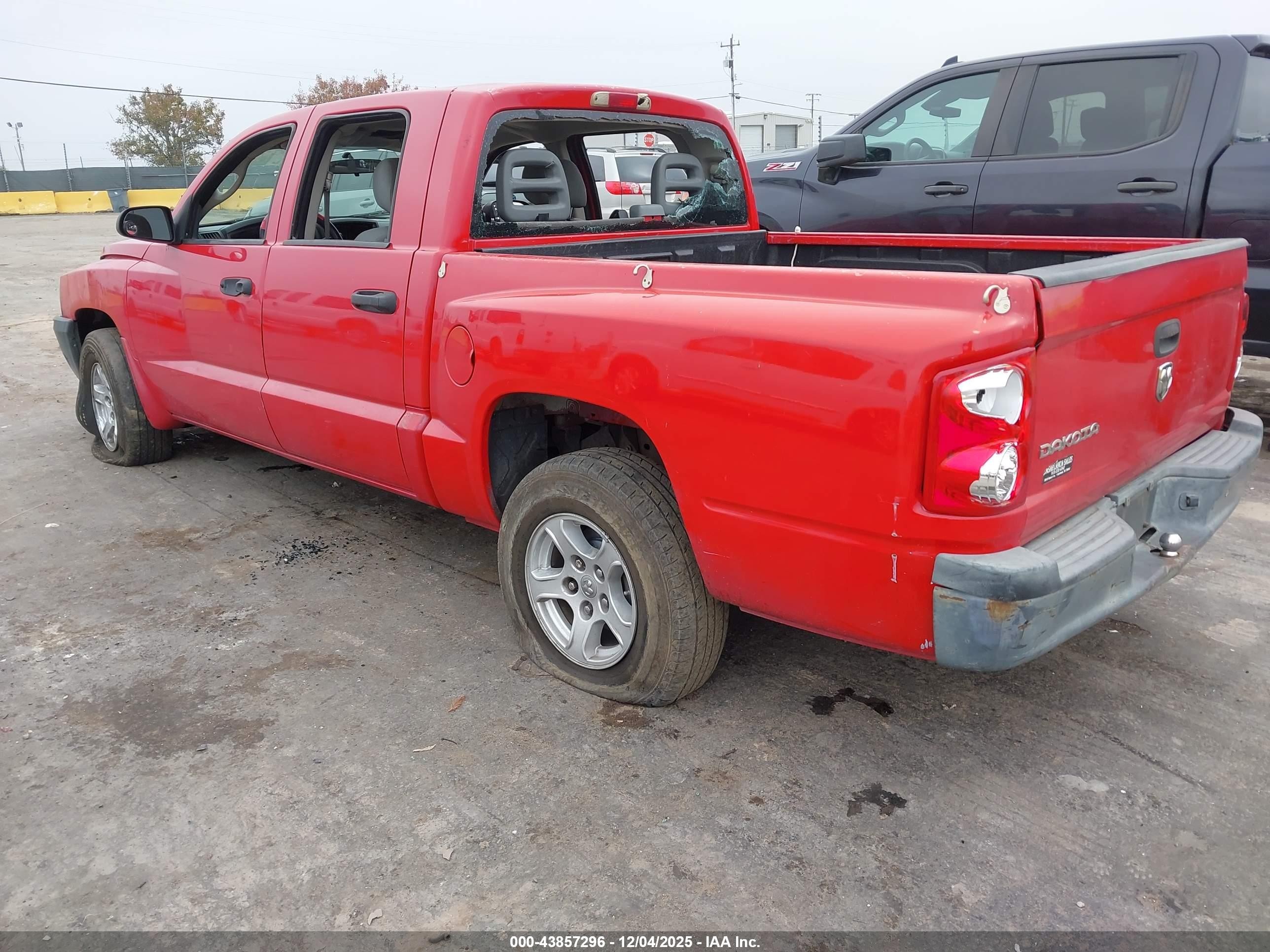 2006 Dodge Dakota St Red vin: 1D7HE28K56S686951