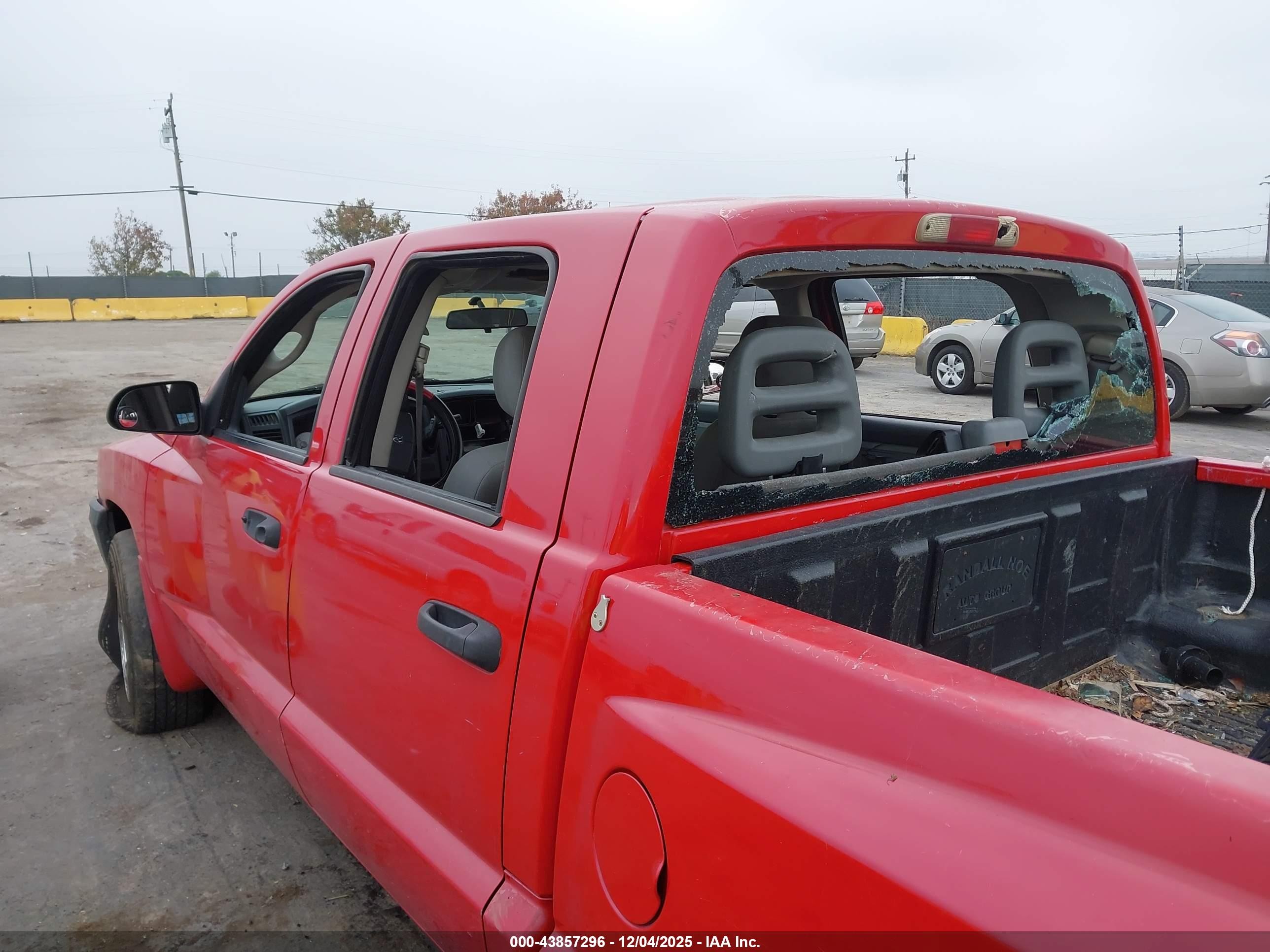 2006 Dodge Dakota St Red vin: 1D7HE28K56S686951